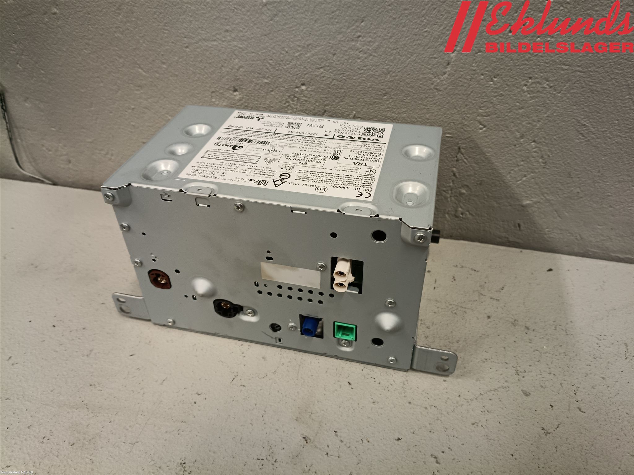 Volvo V90 17->> Cd Radio - Multimediapanel