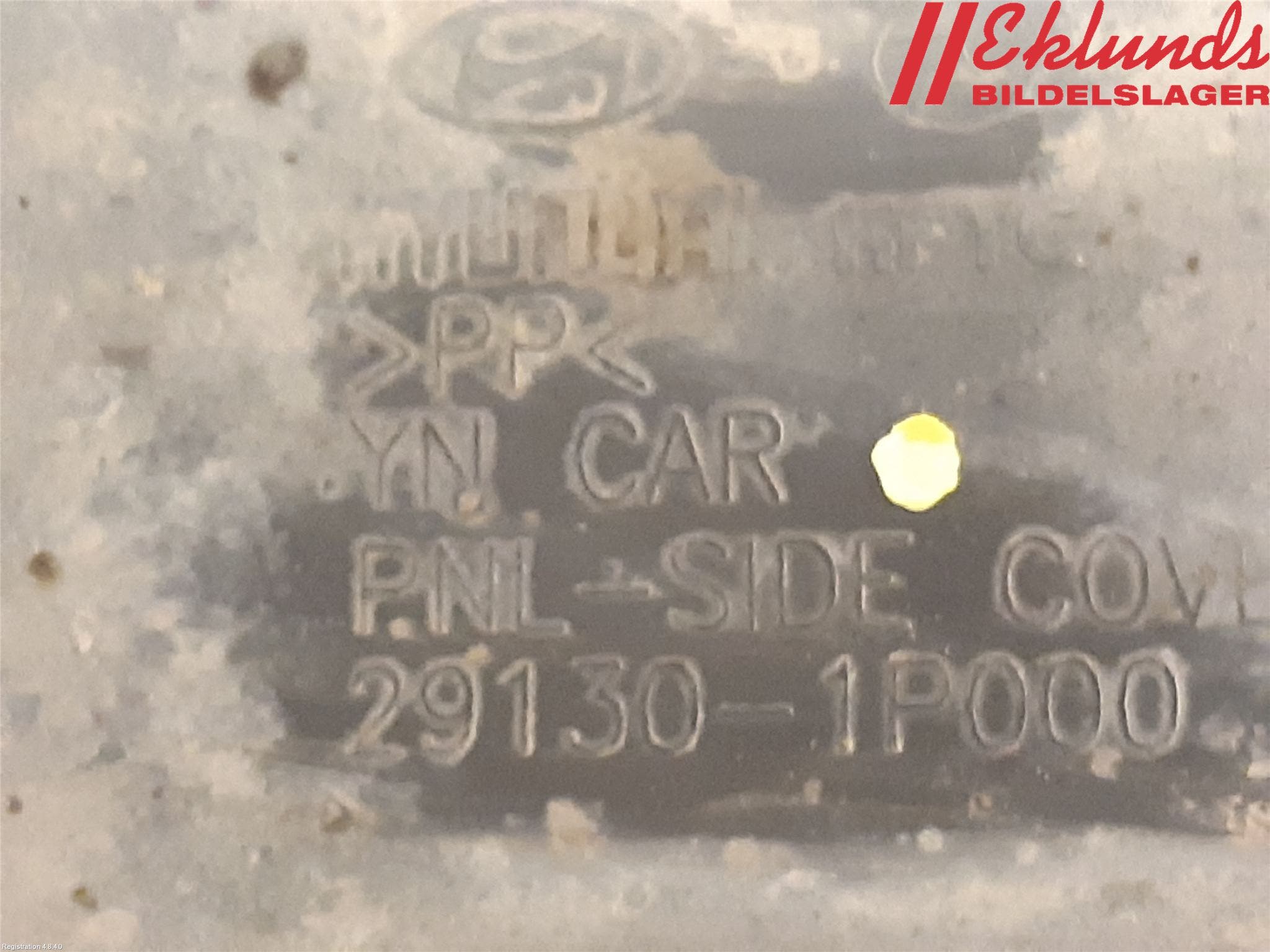 Hyundai ix20 Hasplåt Plåt-Plast