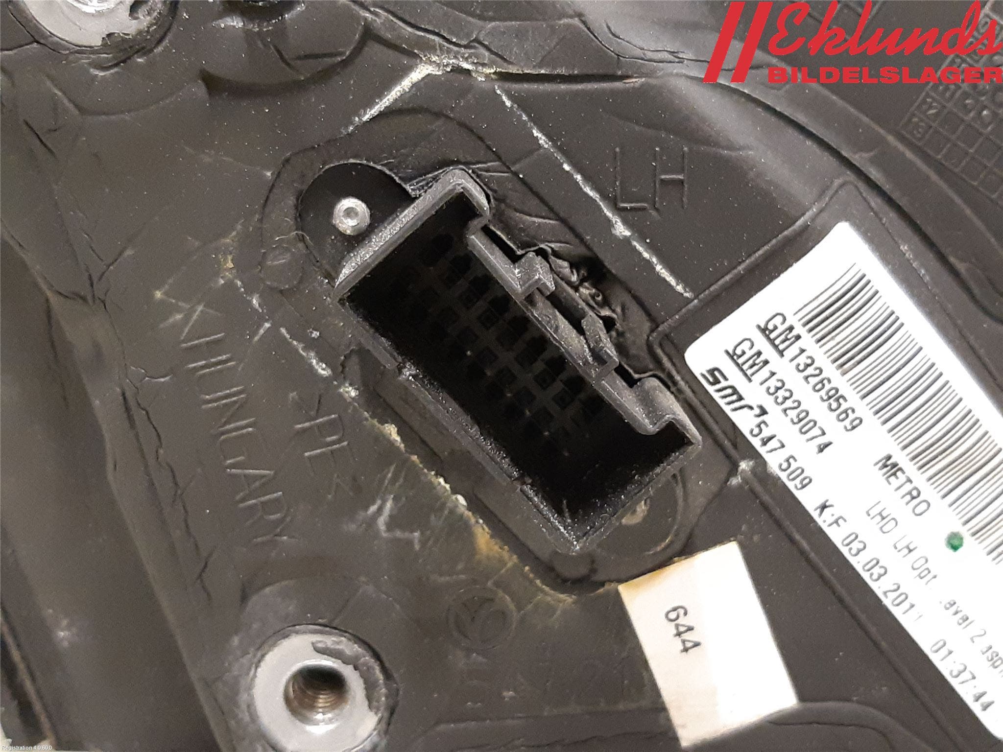 Opel INSIGNIA 09-16 Spegel Yttre El Vä