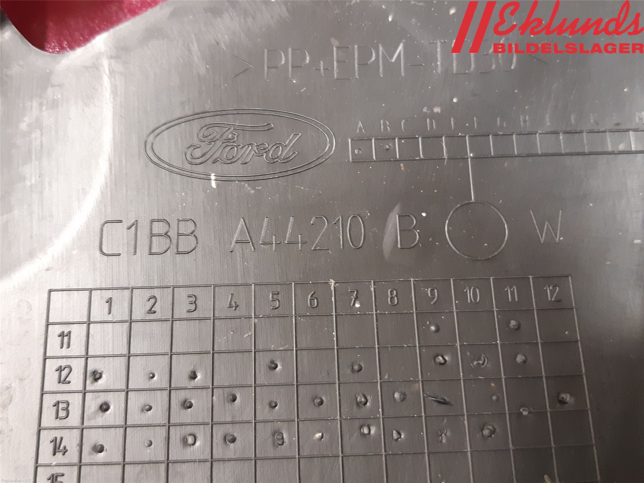 Ford FIESTA 13-17 Spoiler Baklucka