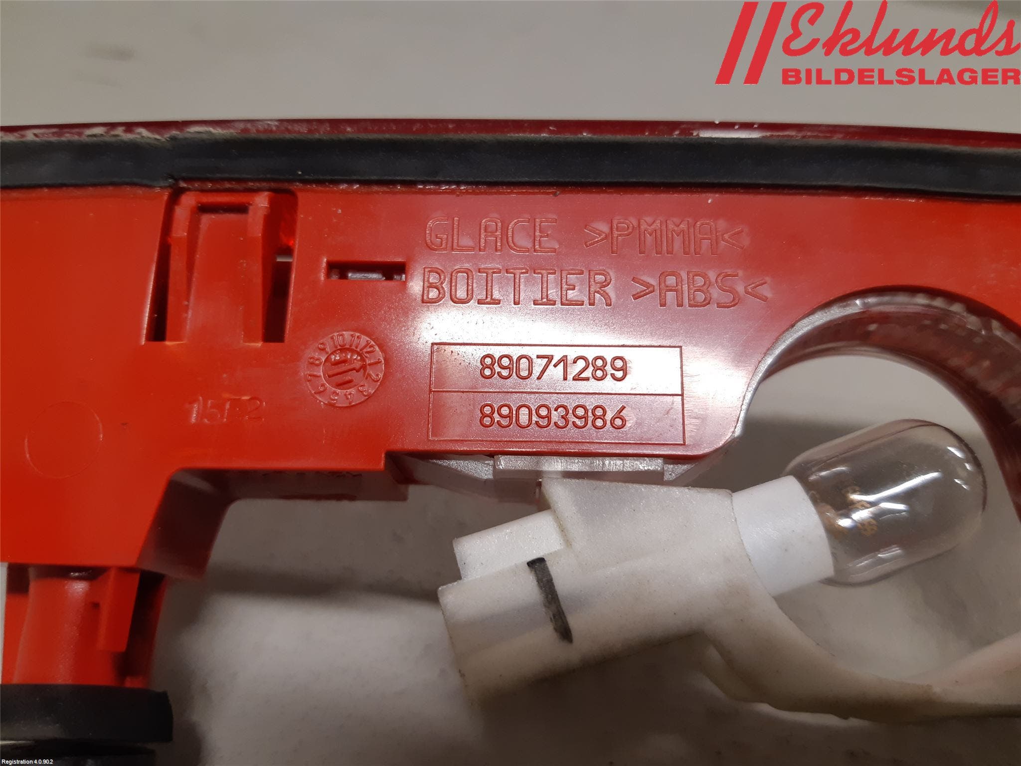 Citroen BERLINGO 08-18 Bromsljus Bakruta