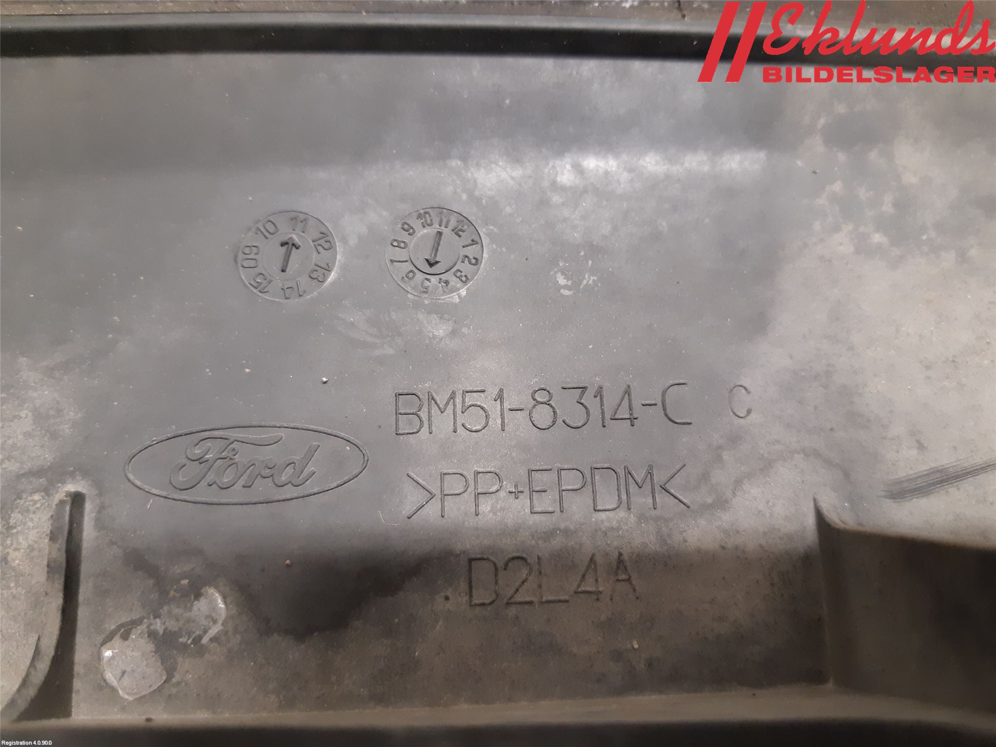 Ford FOCUS 11-14 Deflektor Plåt-Plast Kylning