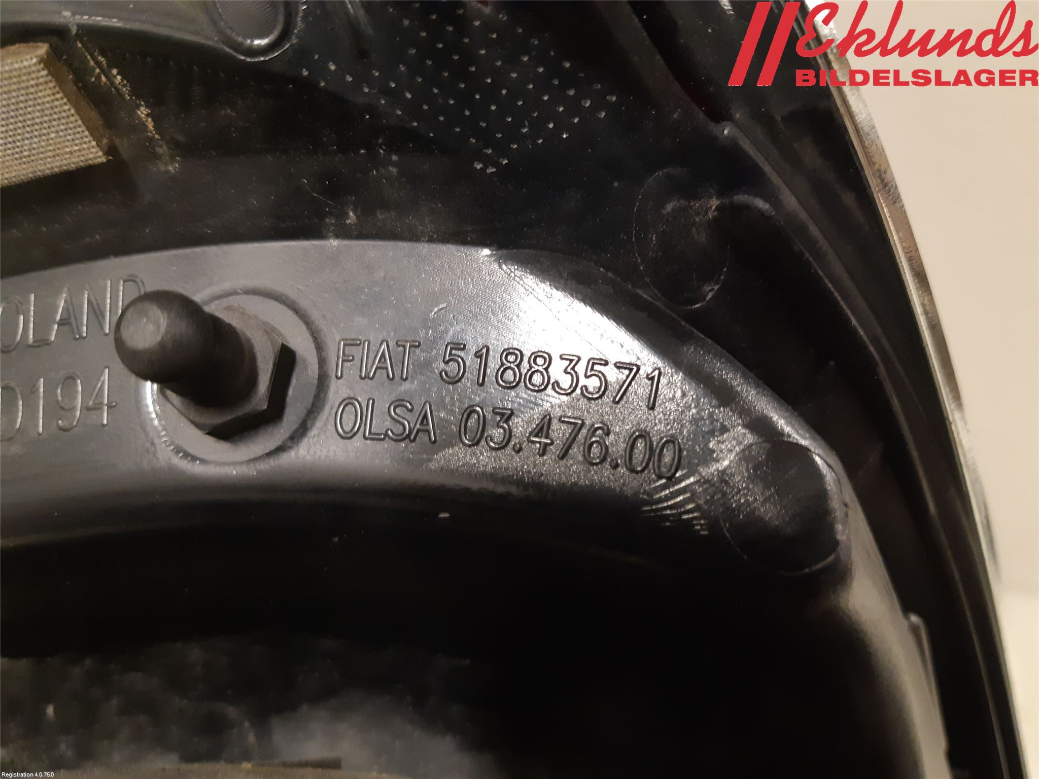 Fiat 500L 13-19 Bakljus Höger