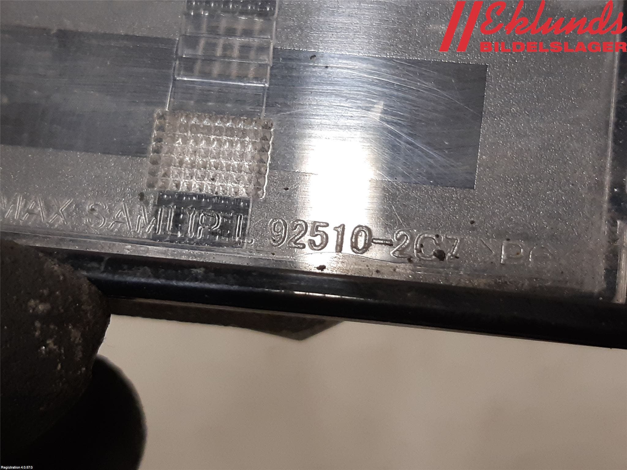 Hyundai i20 GB 15-20 Skylt Belysning