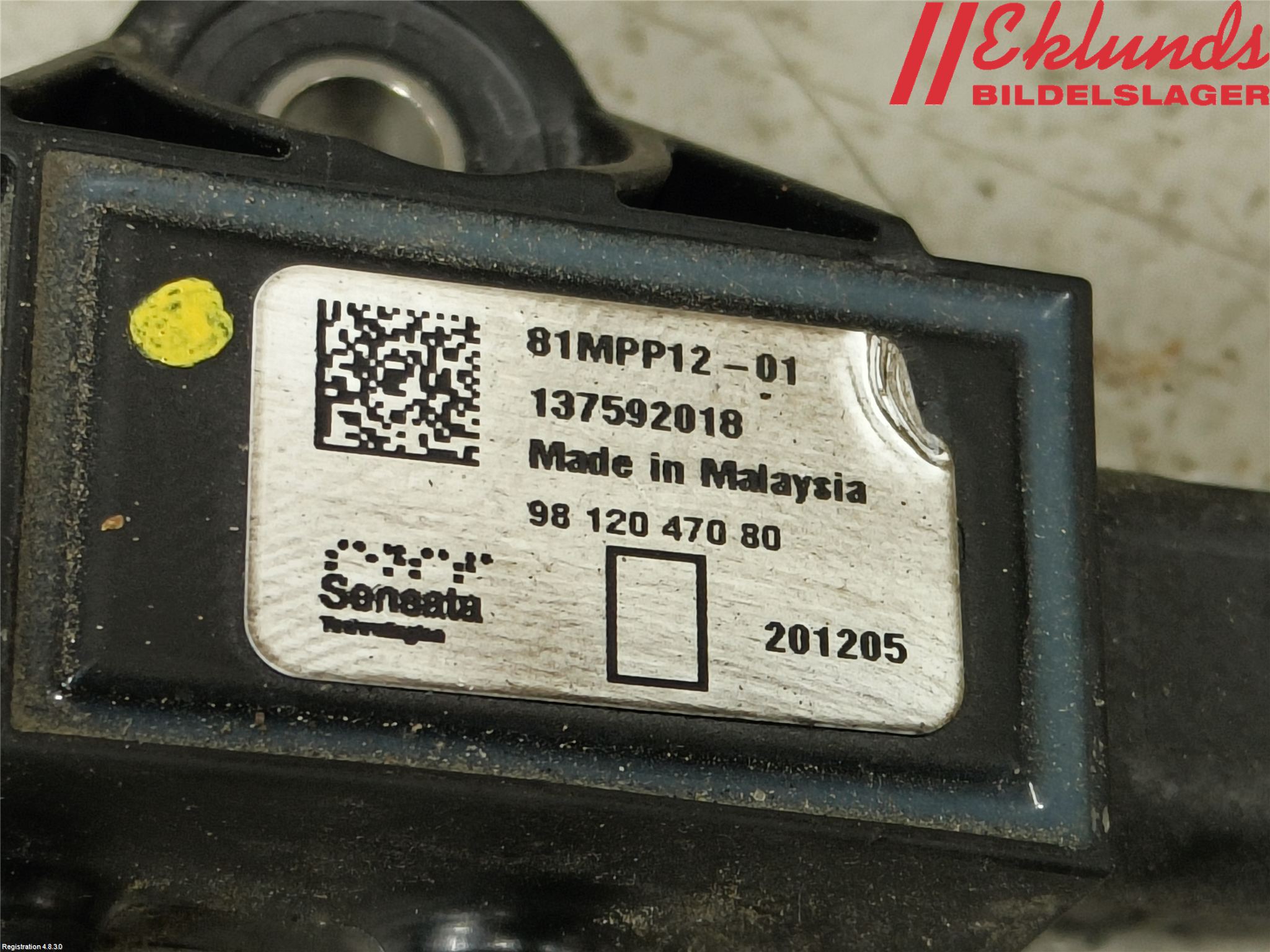 Peugeot 2008/E-2008 20- Givare Temp-Tryck Avgas