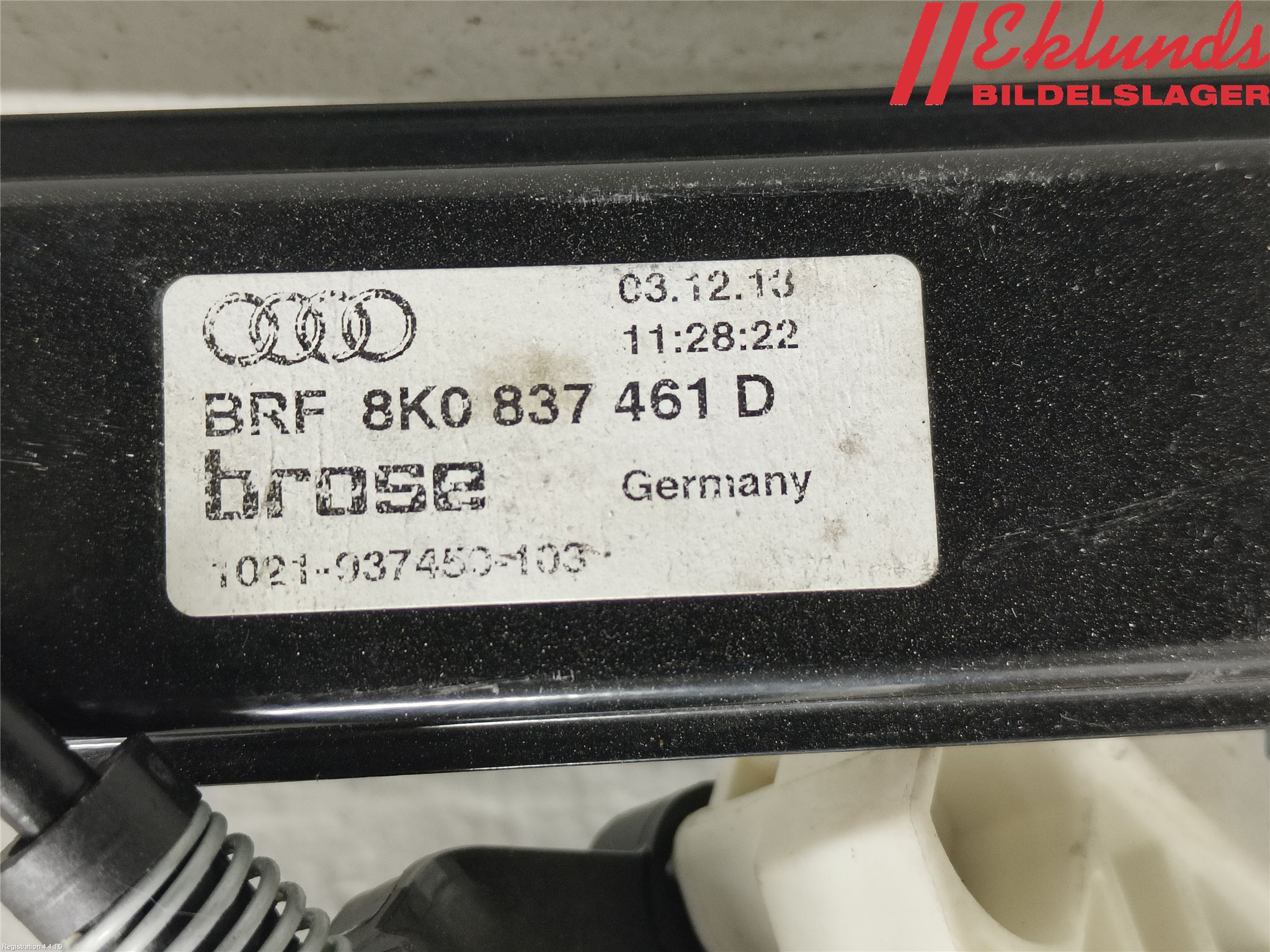 Audi A4 12-15 Fönsterhiss El Kompl