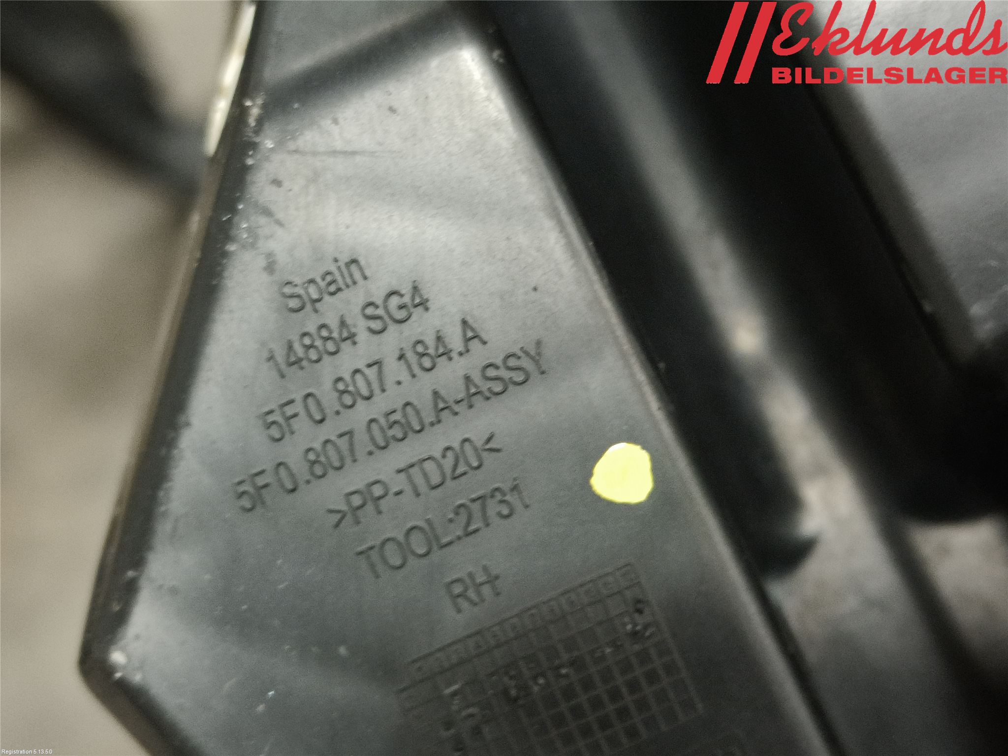 Seat LEON 13-20 Stötfångarfäste Fram Hö