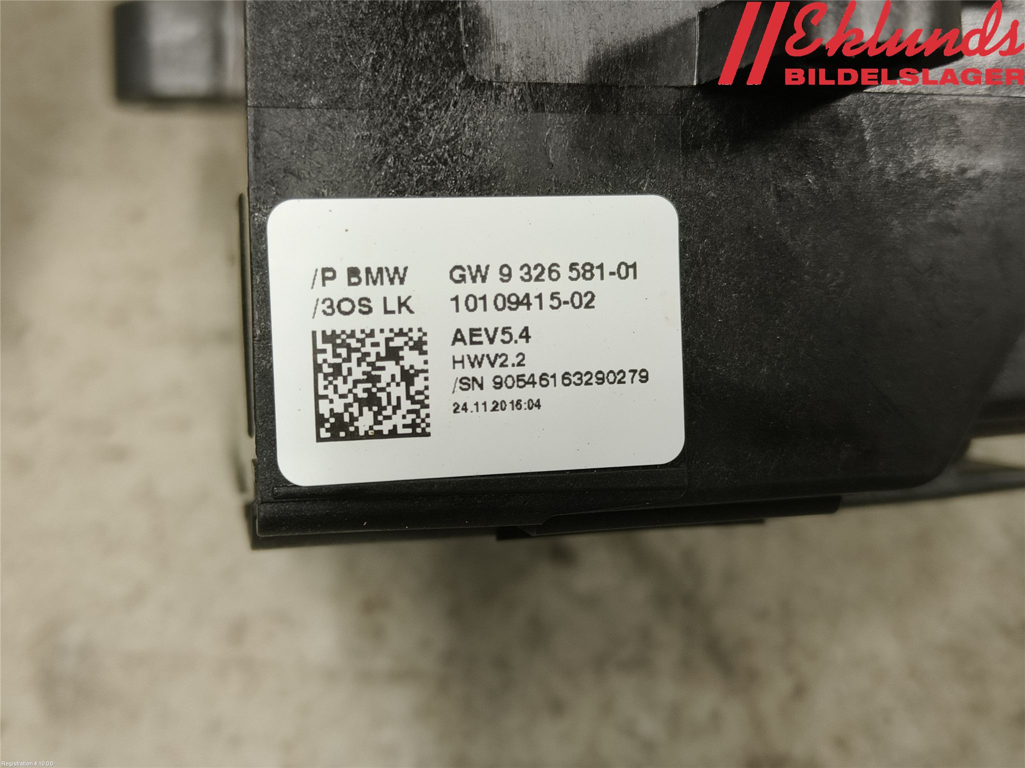 BMW 3 F30/F31/F80 12-19 Växelspak