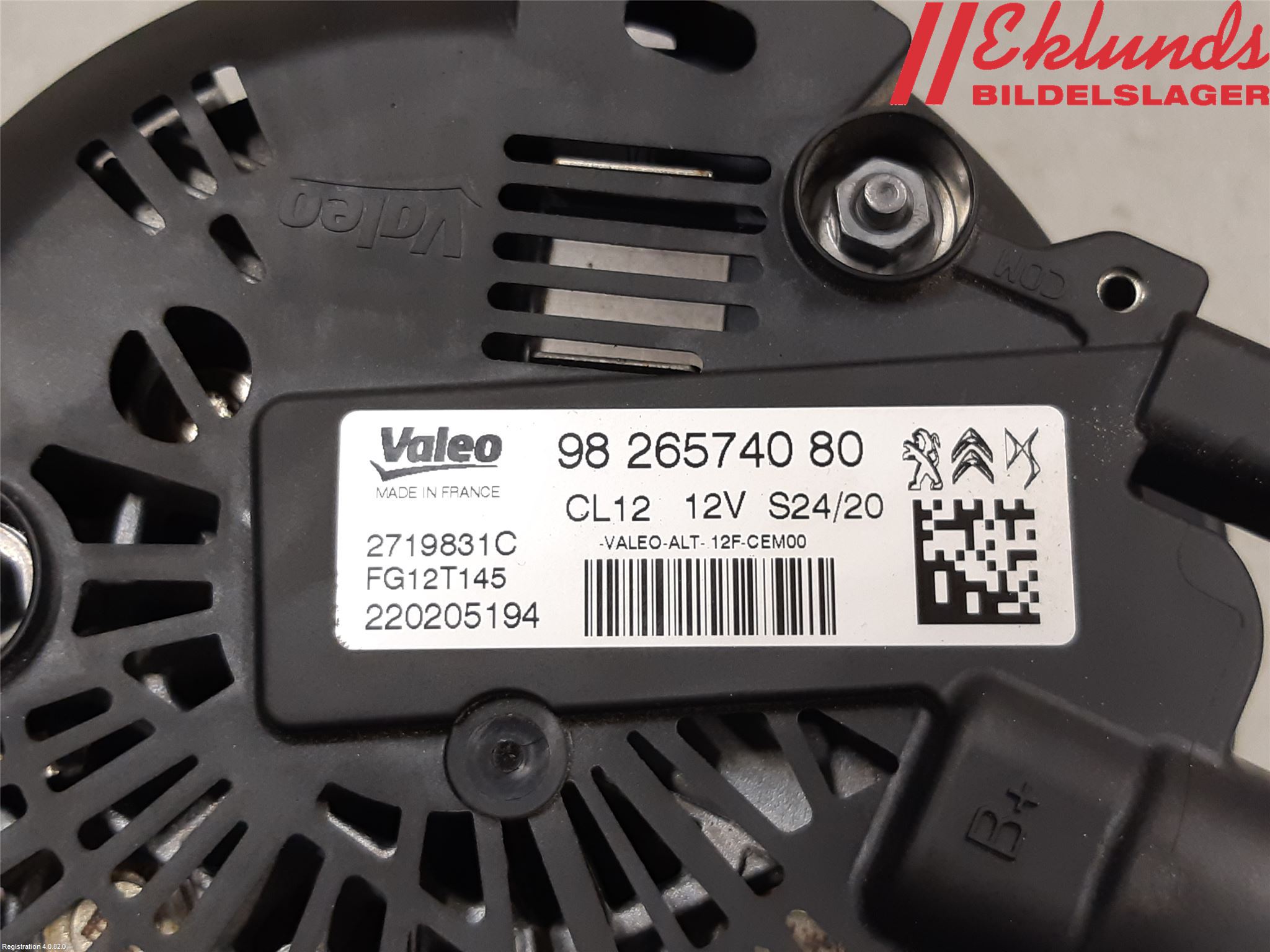 Peugeot 208/E-208 20- Generator