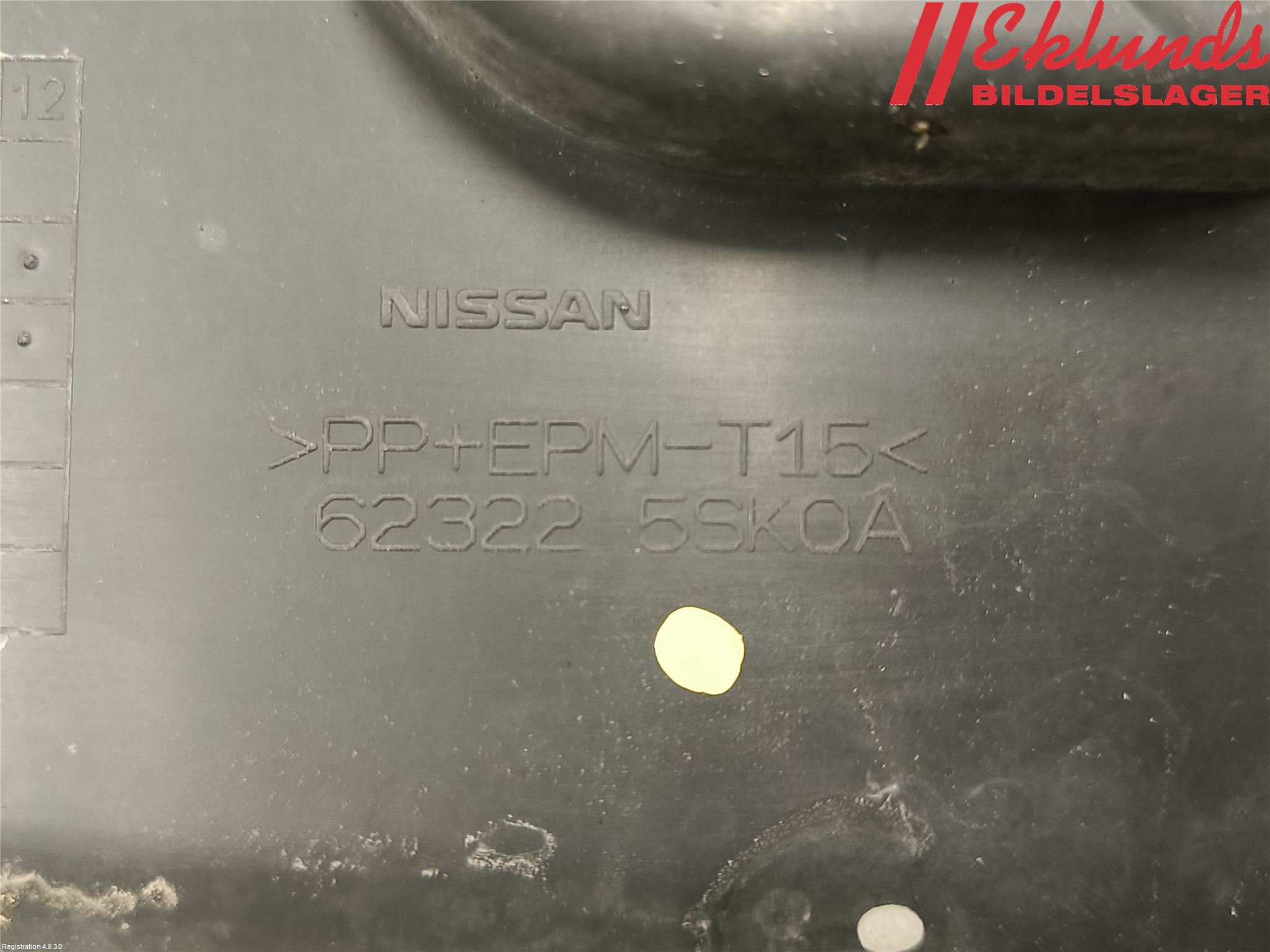 Nissan LEAF 18- Täckplast Front