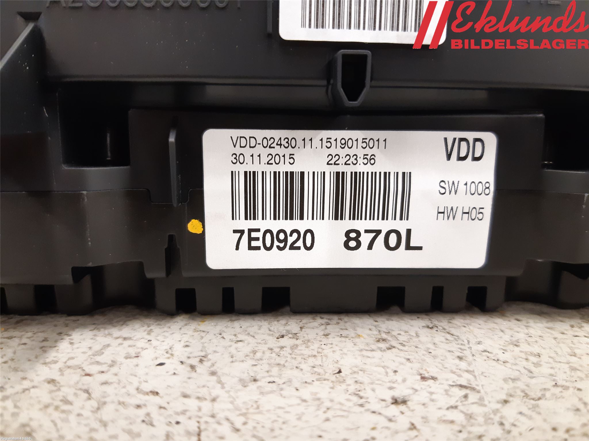 Volkswagen VW TRANSP/CARAVELLE (T6) 16-22 Instrument Komb