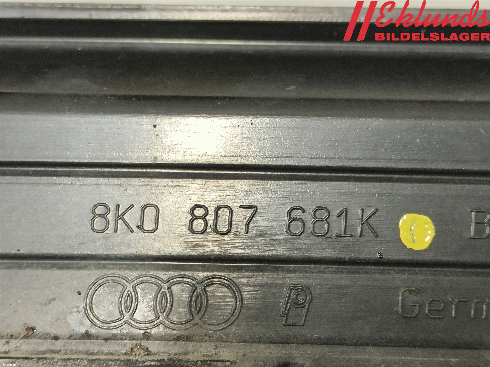 Audi A4 12-15 Dimljussarg Fram