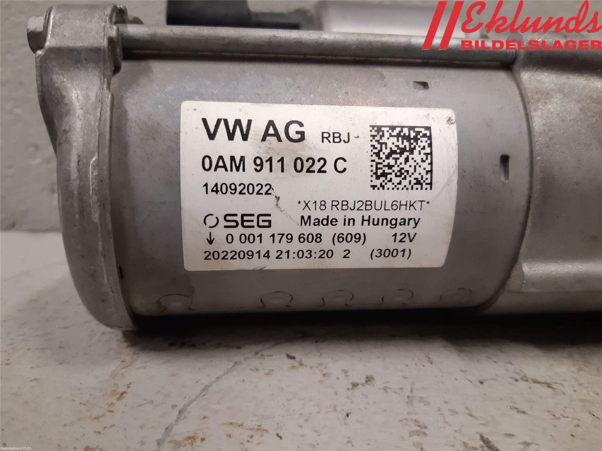 Audi A3/S3 8Y 21- Startmotor