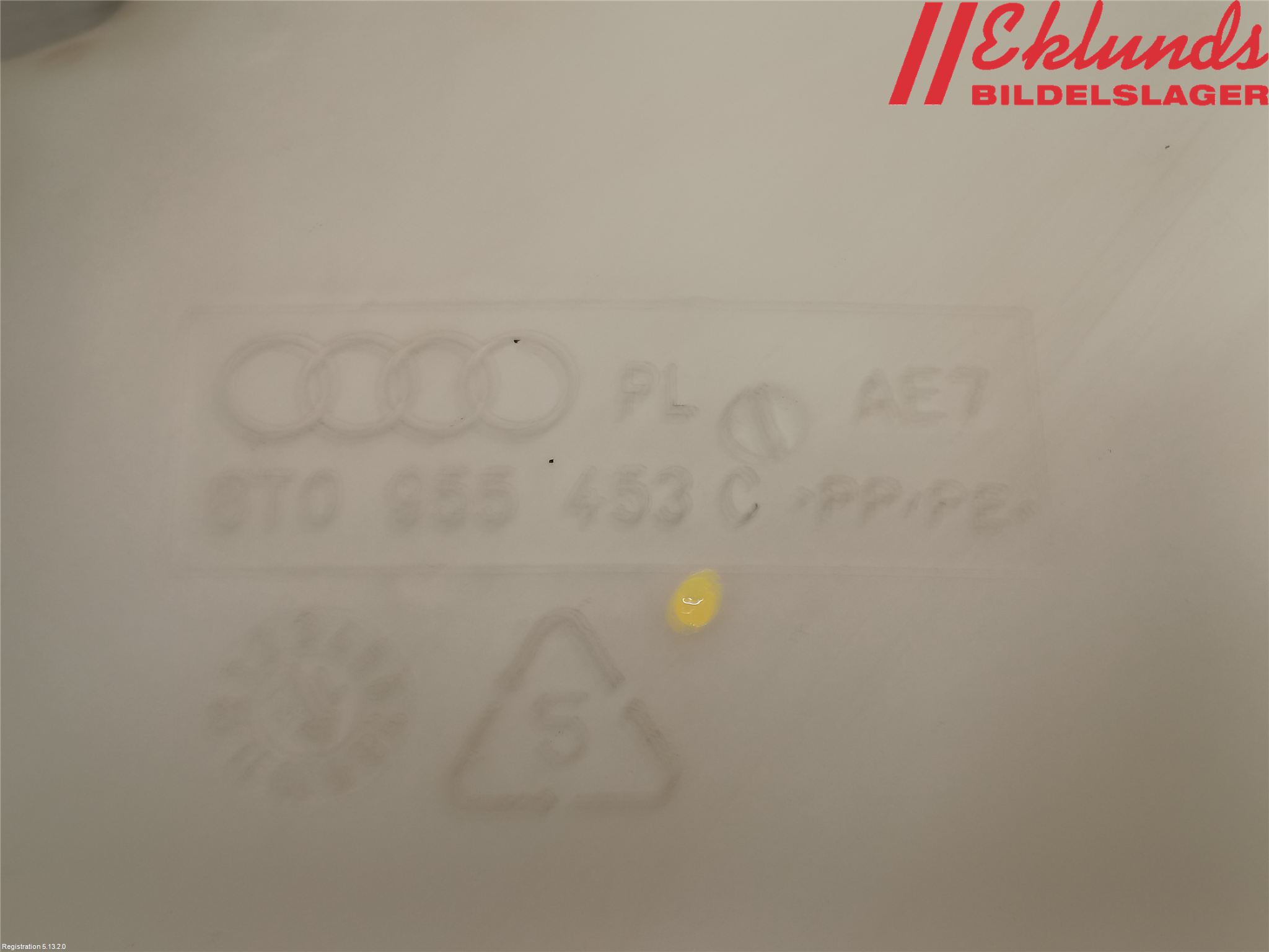 Audi A4 ALLROAD 09-16 Spolartank Vindruta-Strål