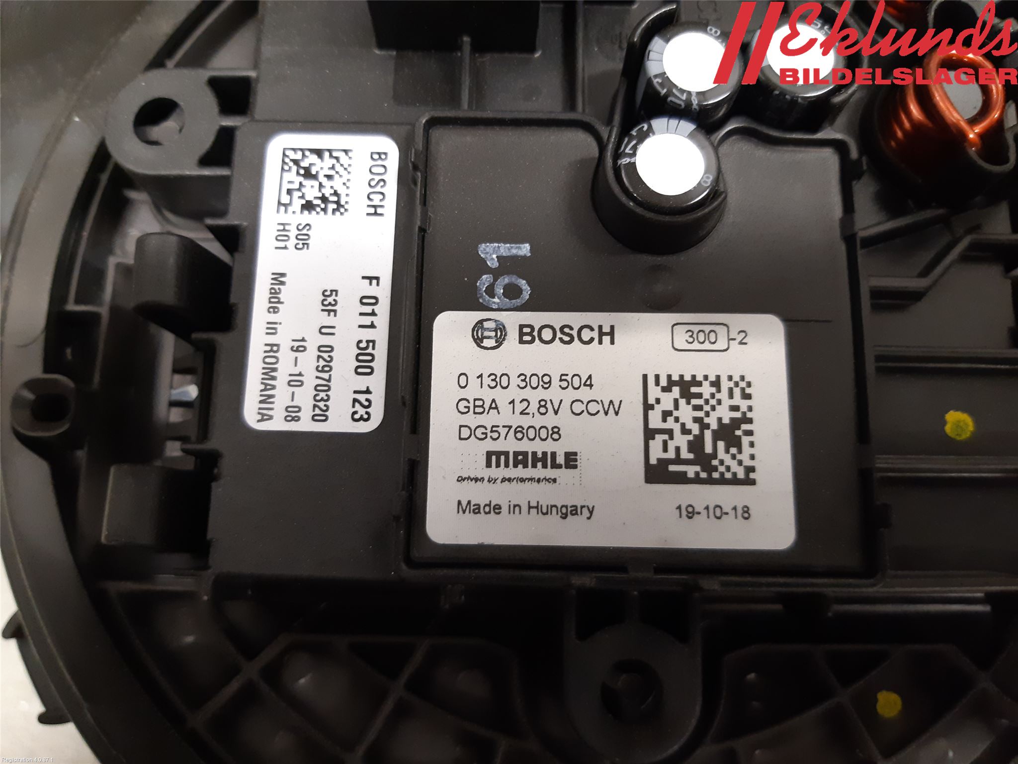 Volvo V60 19- Värmefläkt