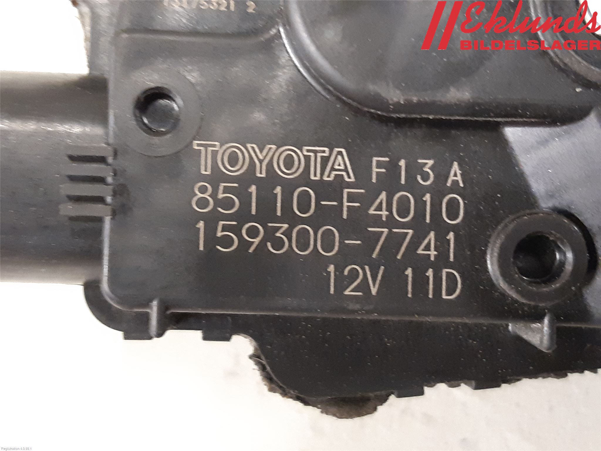 Toyota C-HR 16-23 Torkarmotor Vindruta
