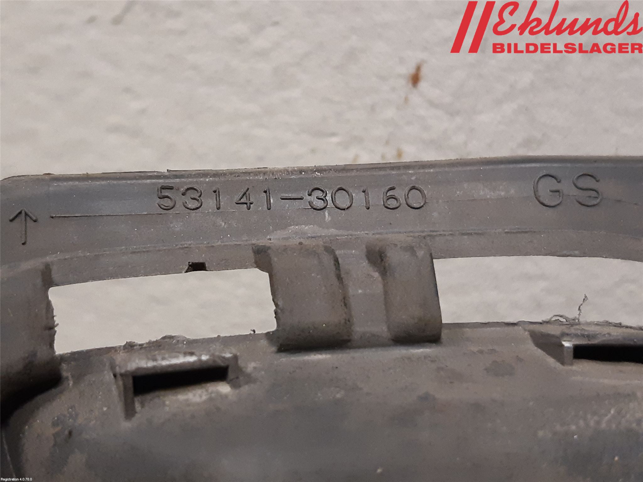 Lexus GS 300/430/450H 05-12 Dimljussarg Fram