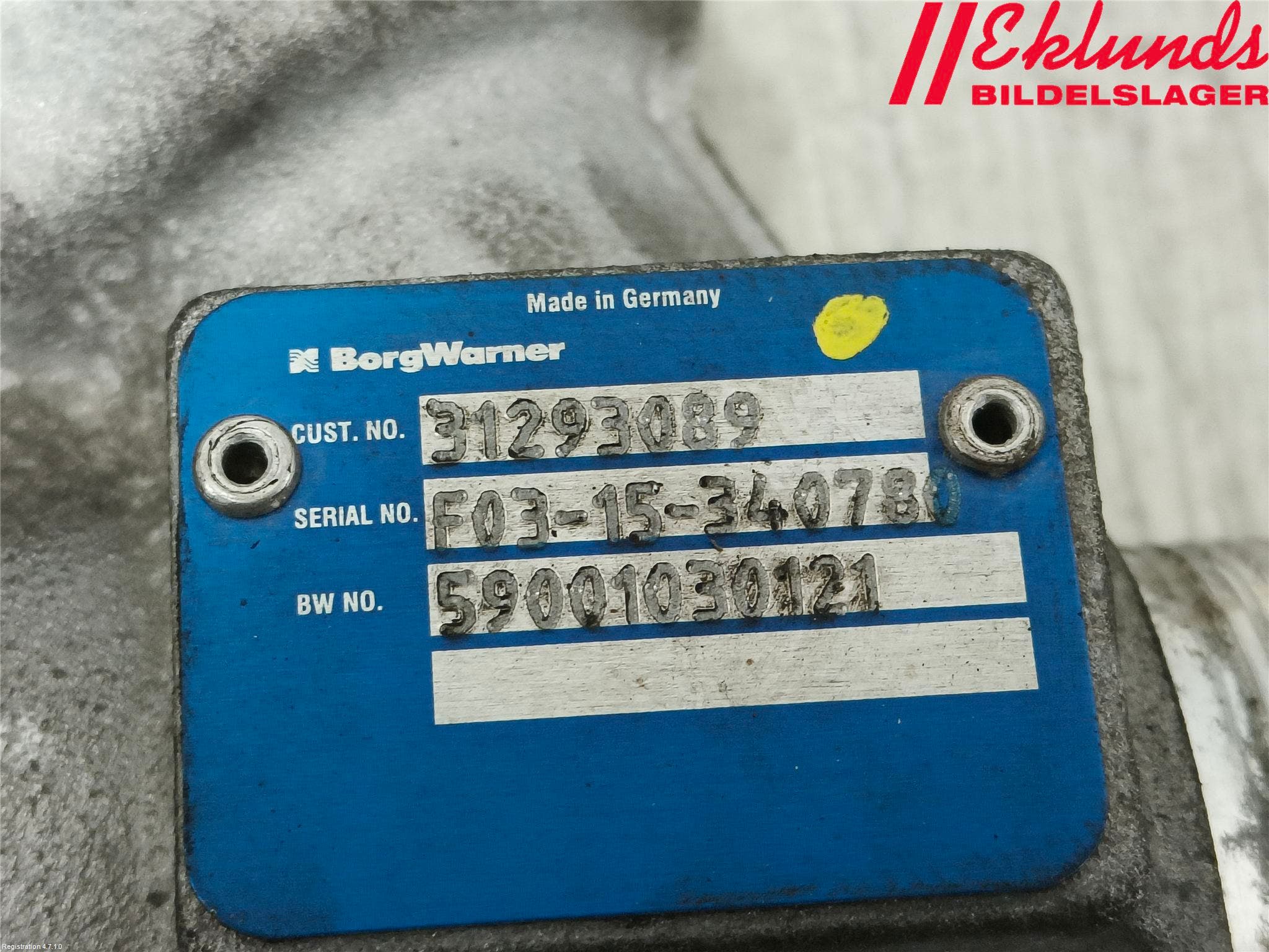 Volvo V60 14-18 Wastegateventil