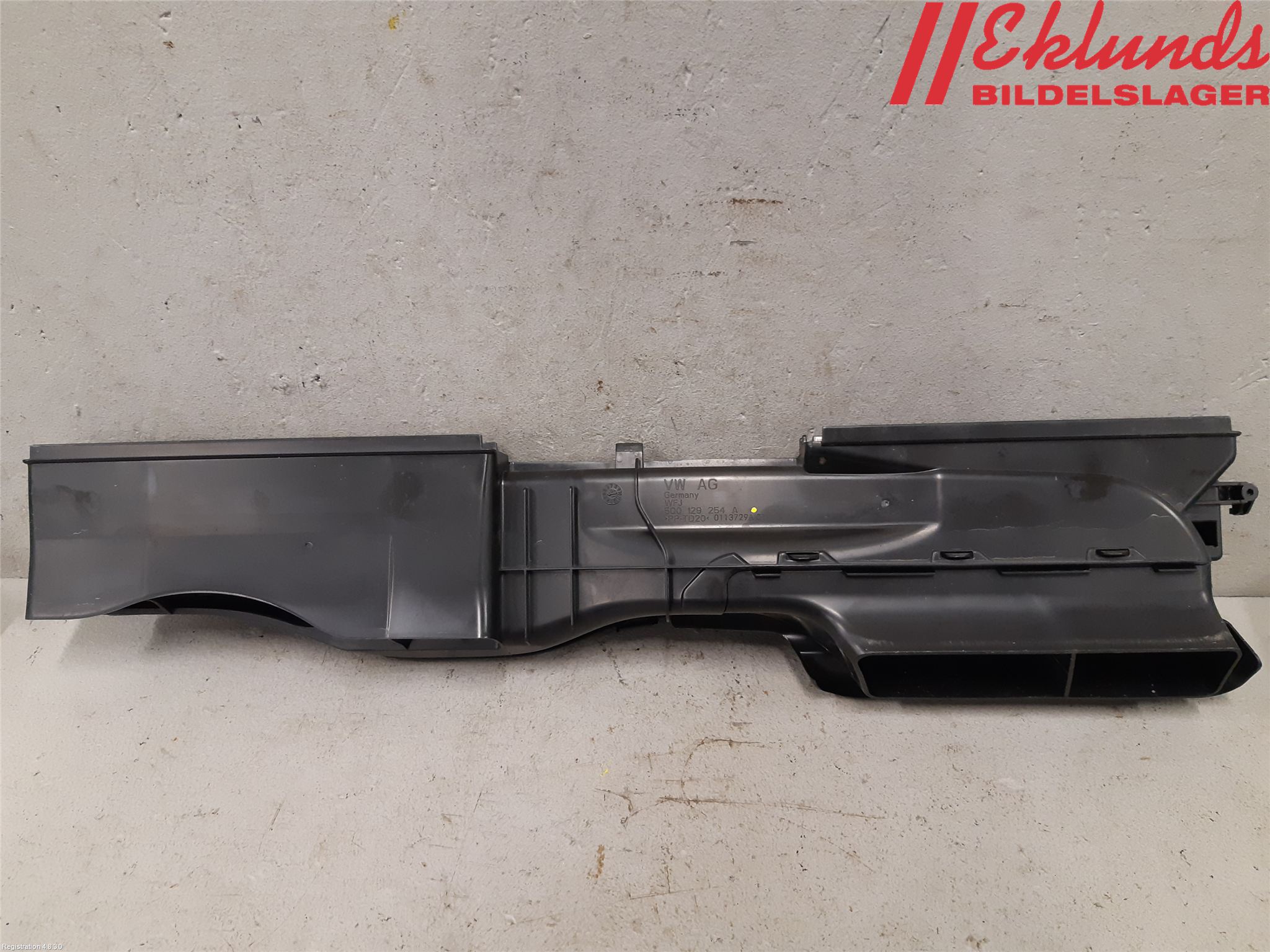 Volkswagen VW GOLF / E-GOLF VII 13-20 Deflektor Plåt-Plast Kylning