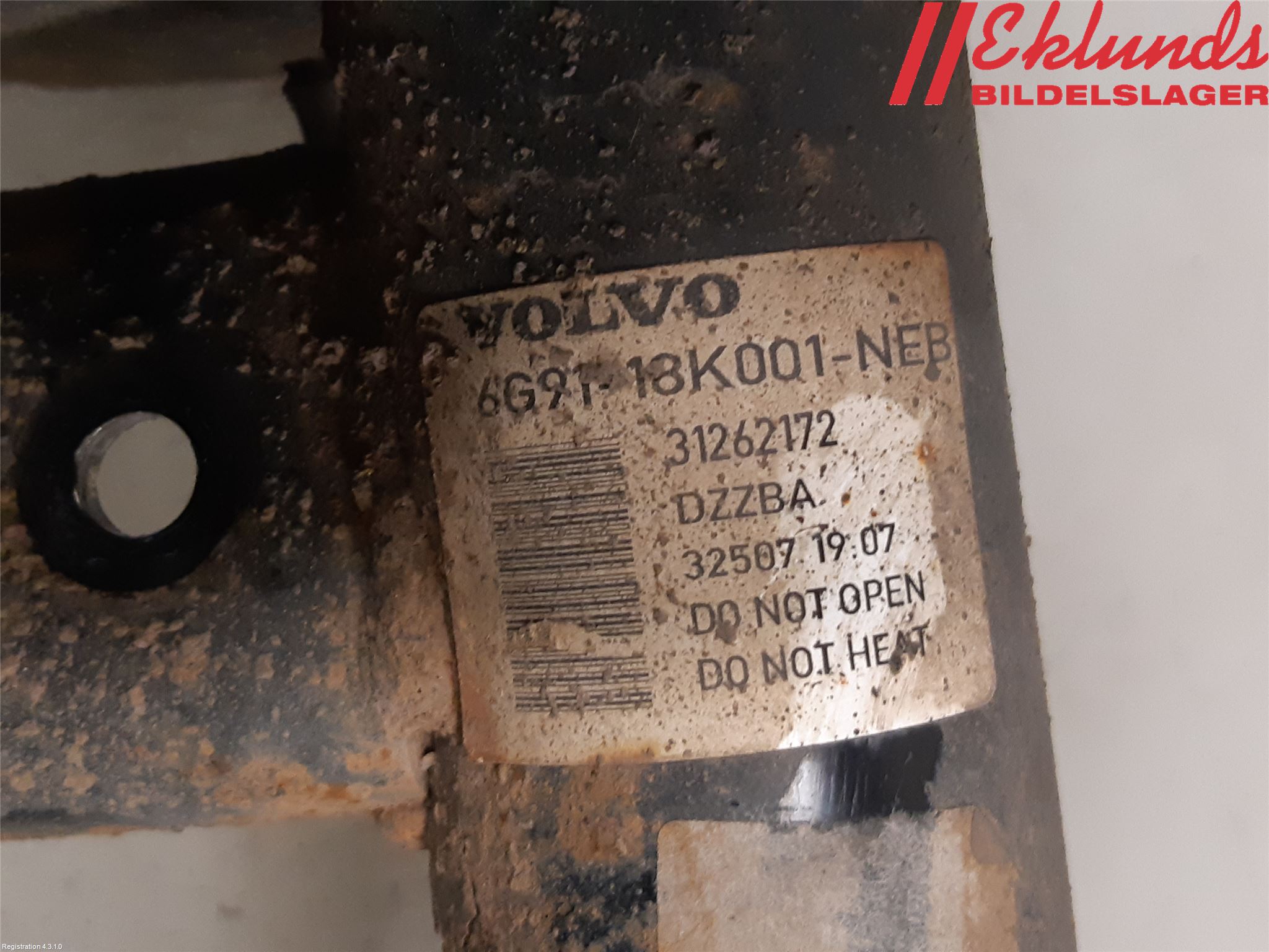 Volvo S80 07-13 Fjäderben Fram Vänster