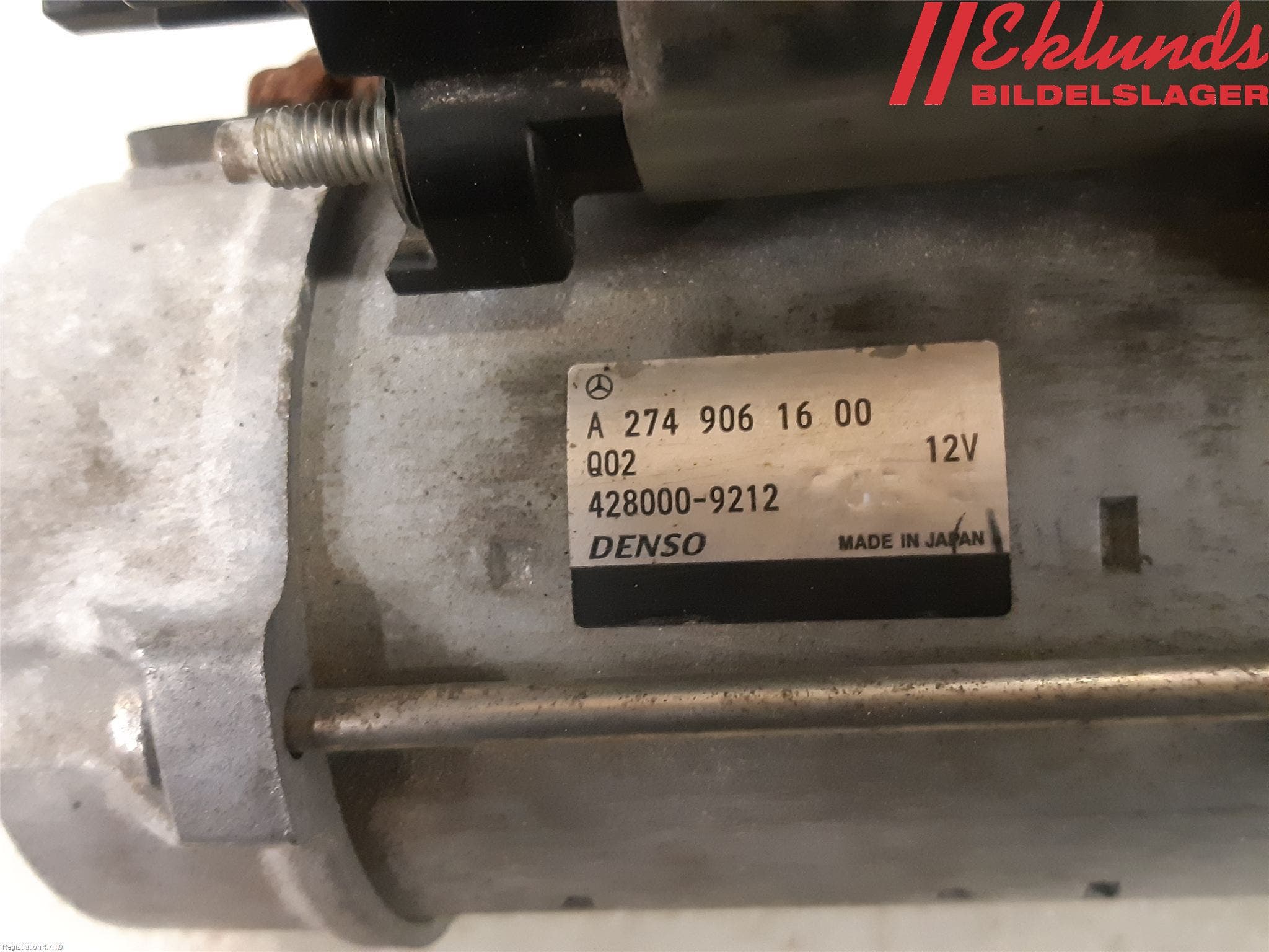 Mercedes-Benz MB C-KLASS (W205) 14-21 Startmotor