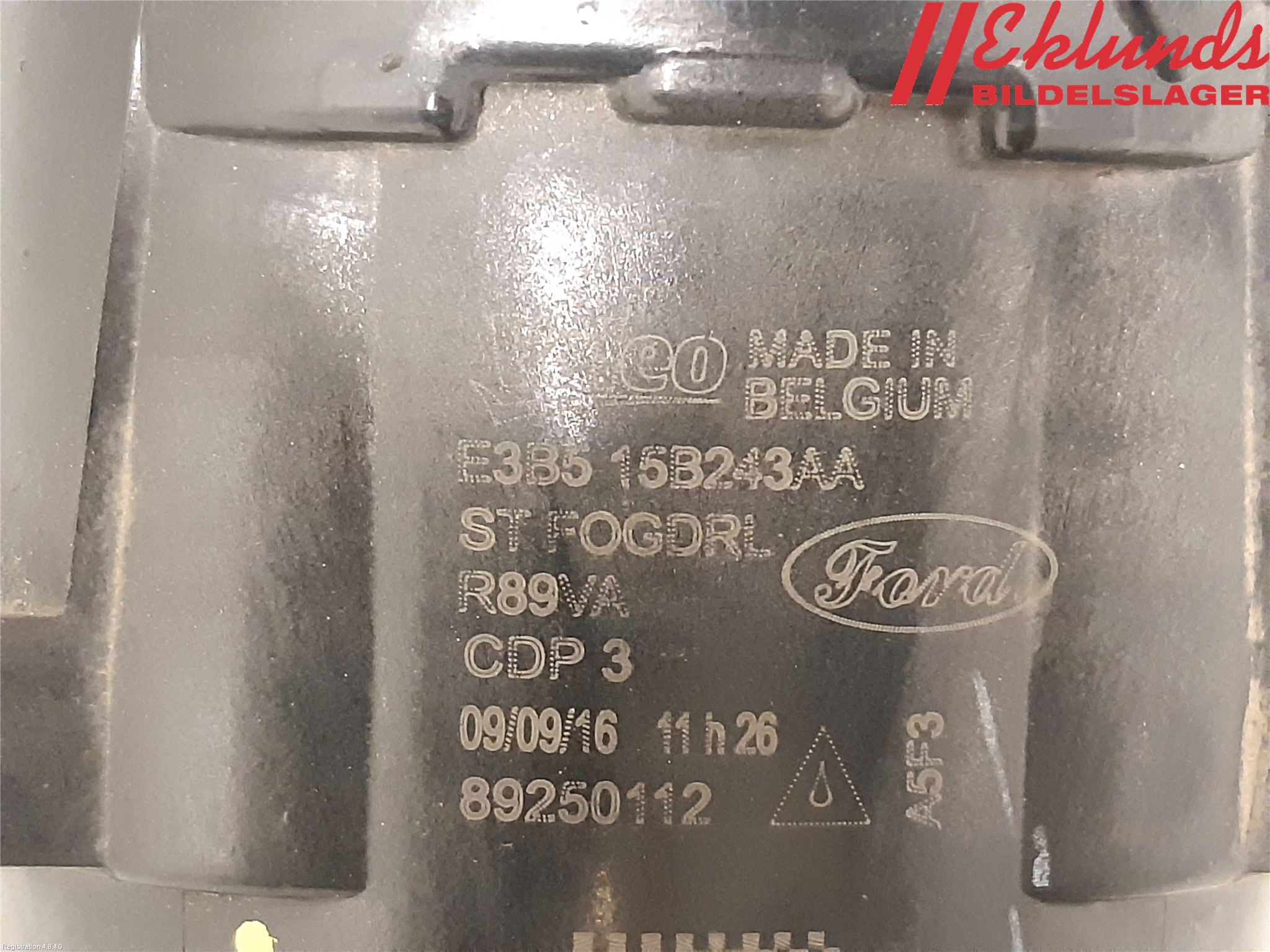 Ford MUSTANG VI 15-22 Dimljus-Varselljus Fram