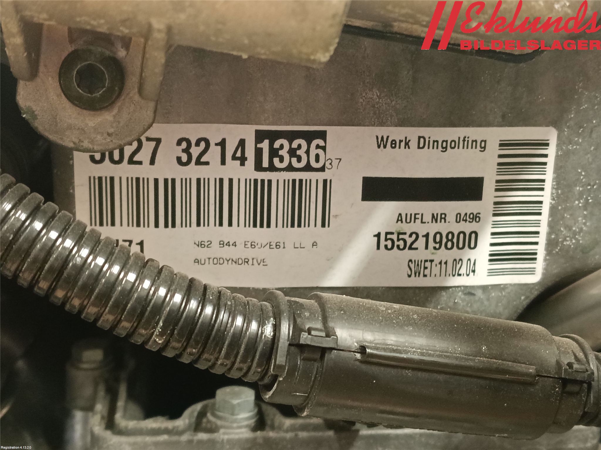 BMW 6 E63/64    02-10 Motor Bensin