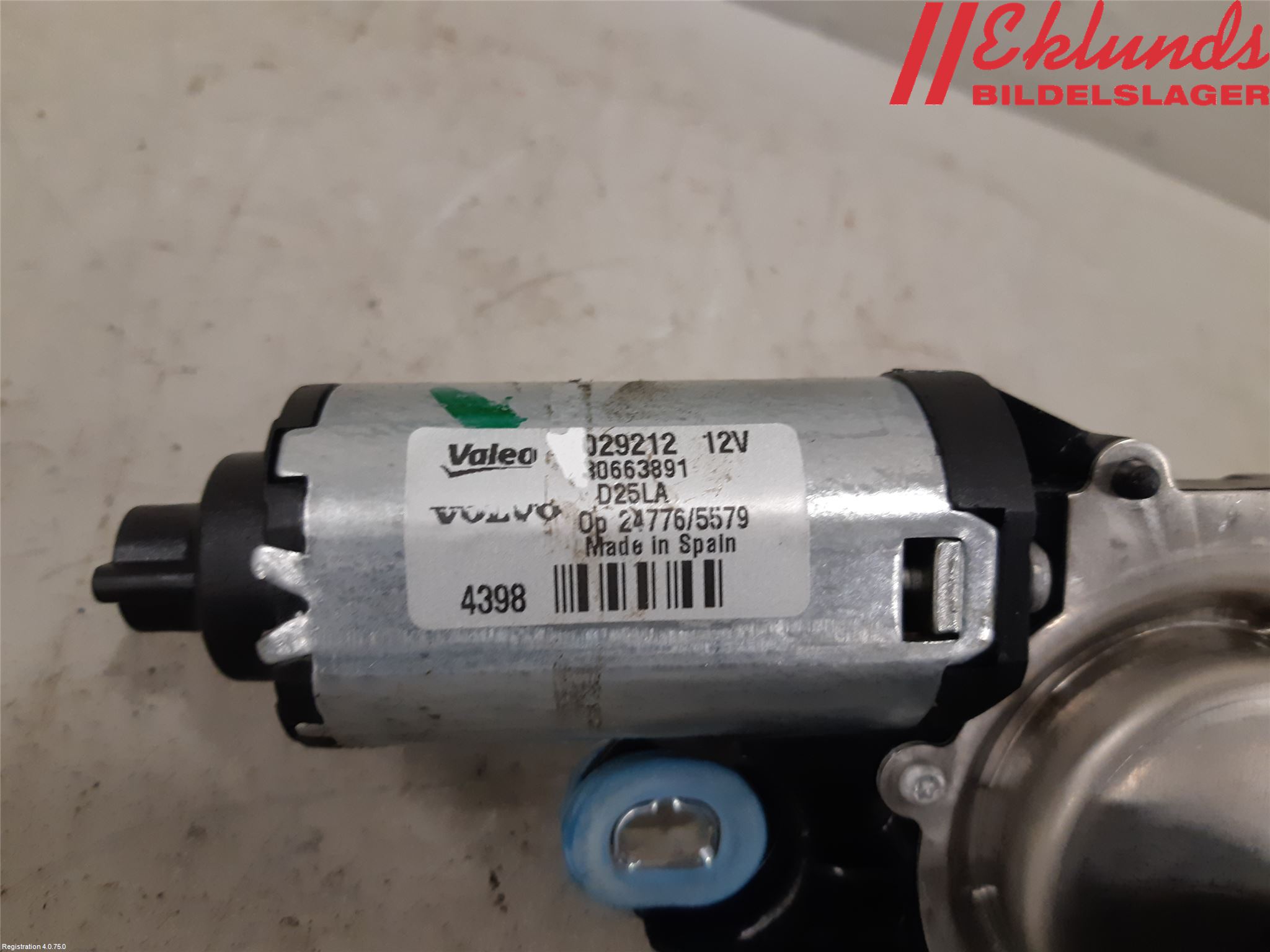 Volvo V70 08-13 Torkarmotor Baklucka