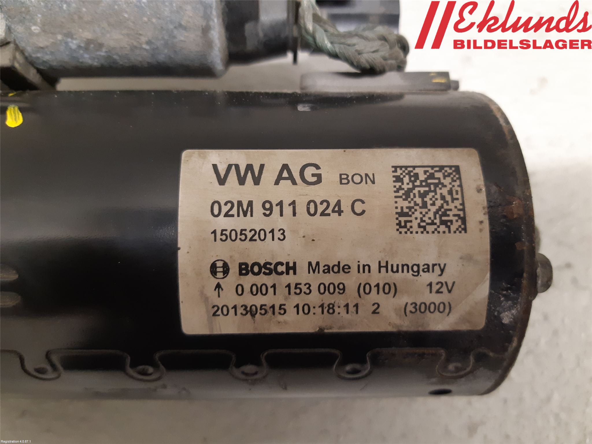 Volkswagen VW PASSAT 11-14 Startmotor Diesel