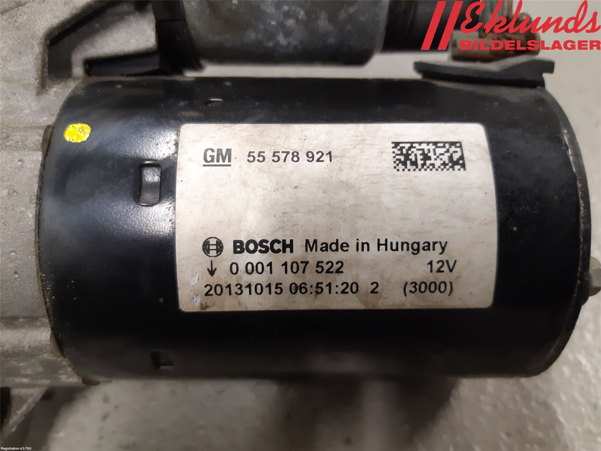 Opel ASTRA J 10-15 Startmotor