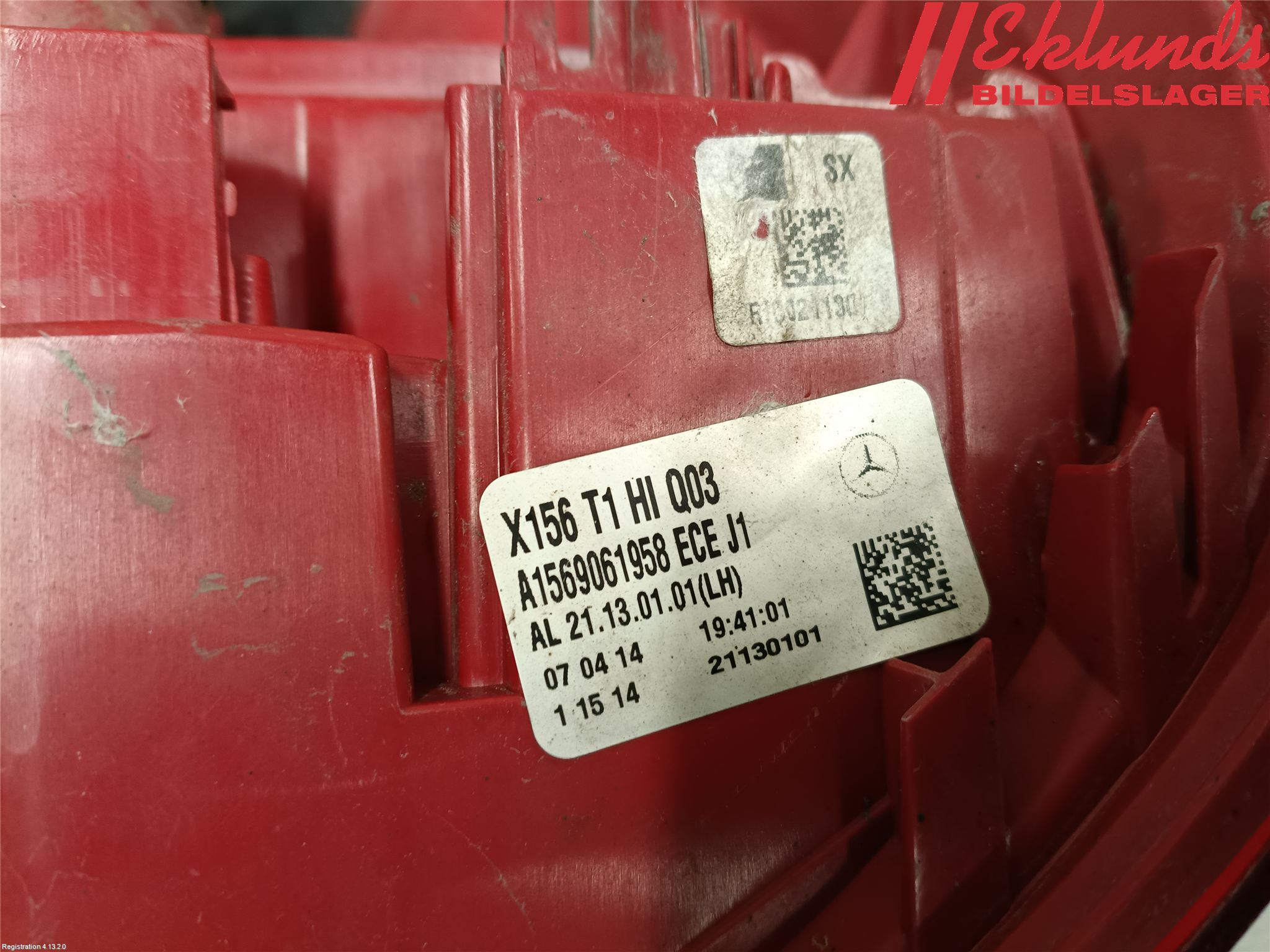Mercedes-Benz MB GLA-KLASS (X156) 13-20 Bakljus Vänster
