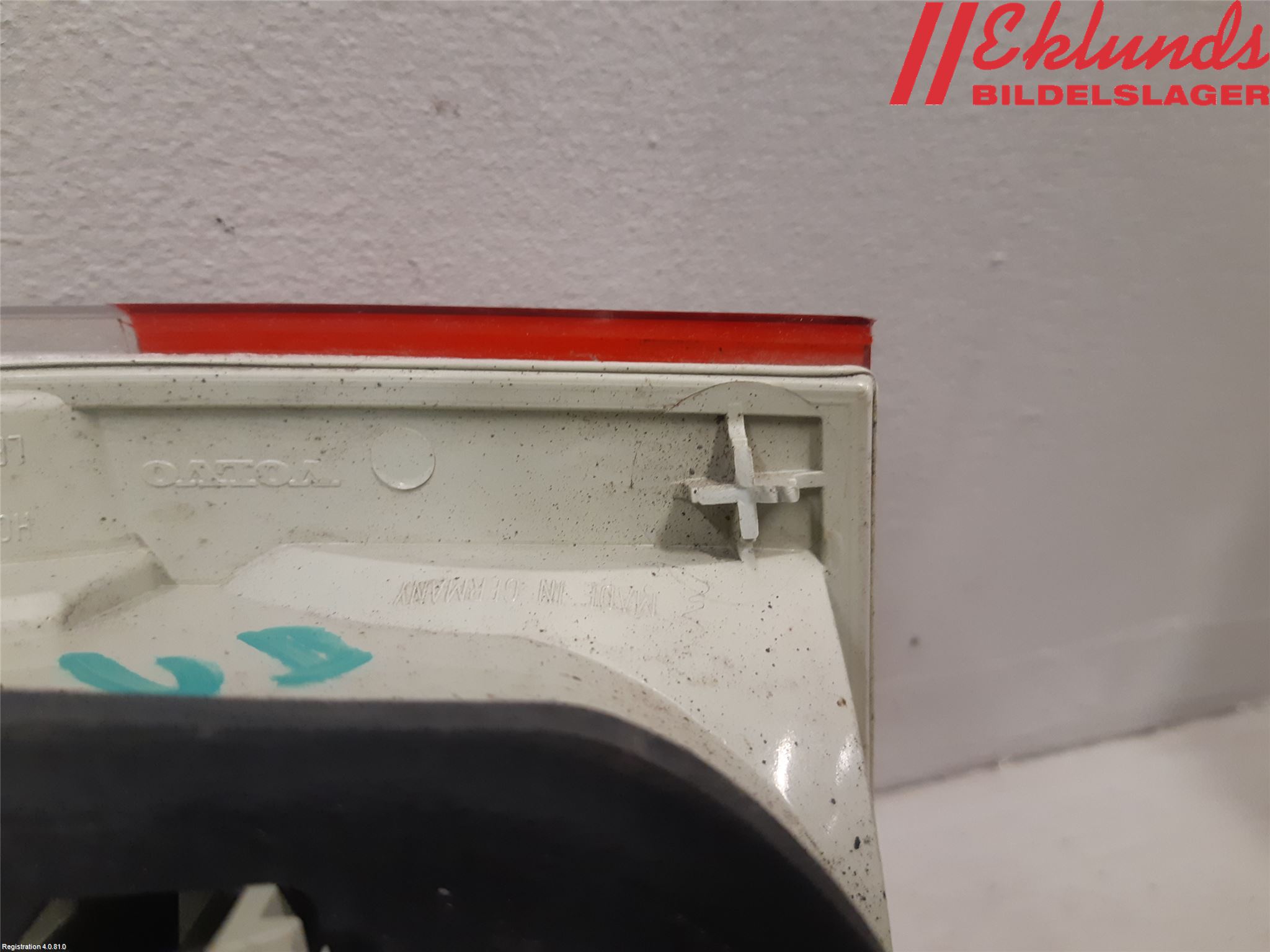 Volvo V70 08-13 Bakljus Lucka Vä