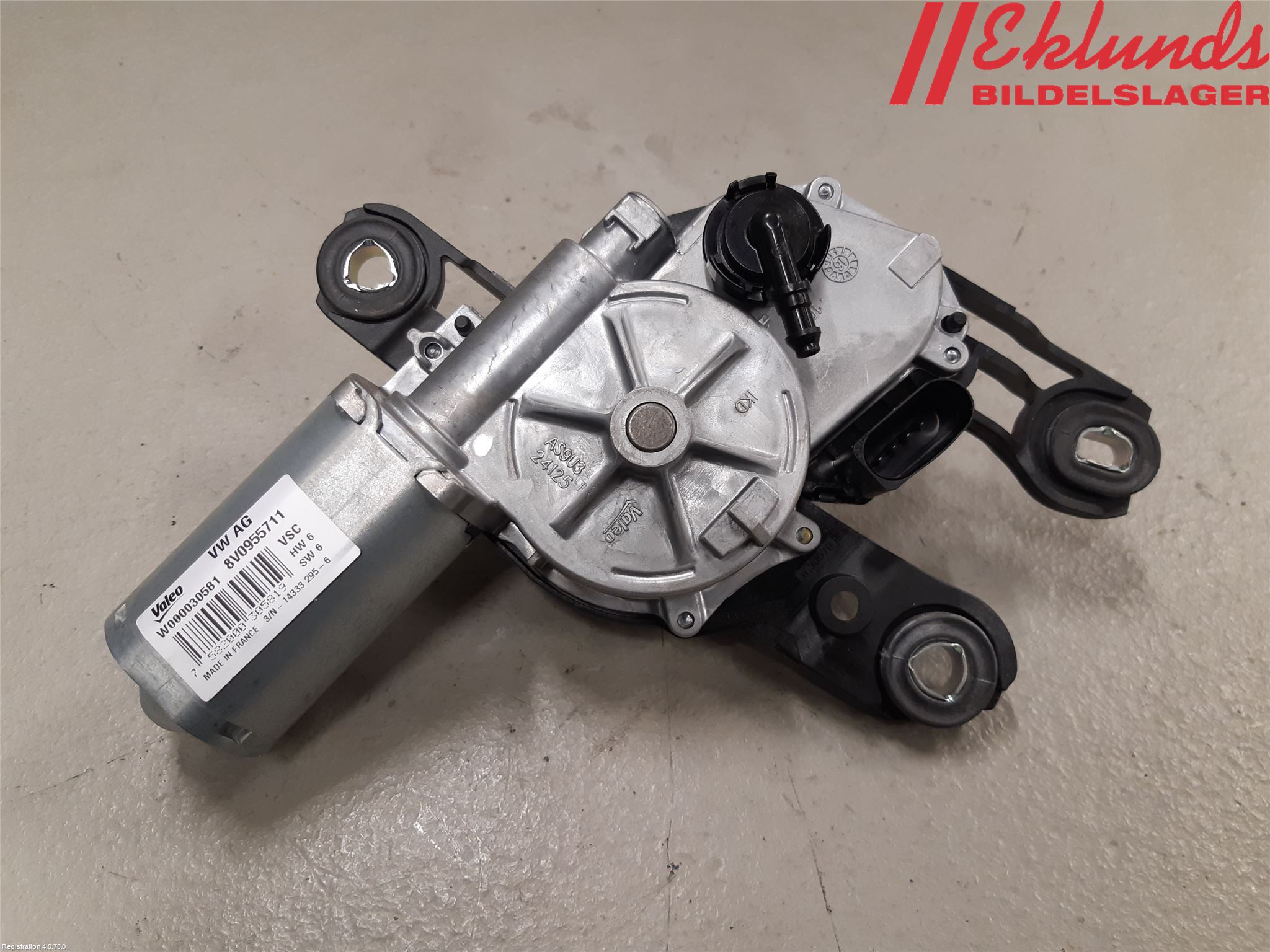 Audi Q2/SQ2 17- Torkarmotor Baklucka