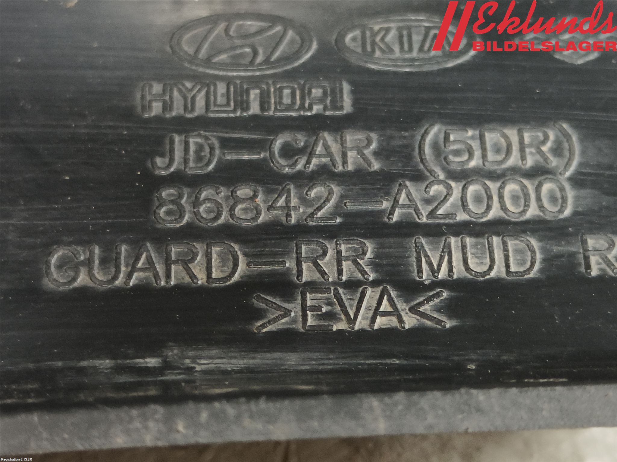 Kia CEED 12-18 Stänkskydd