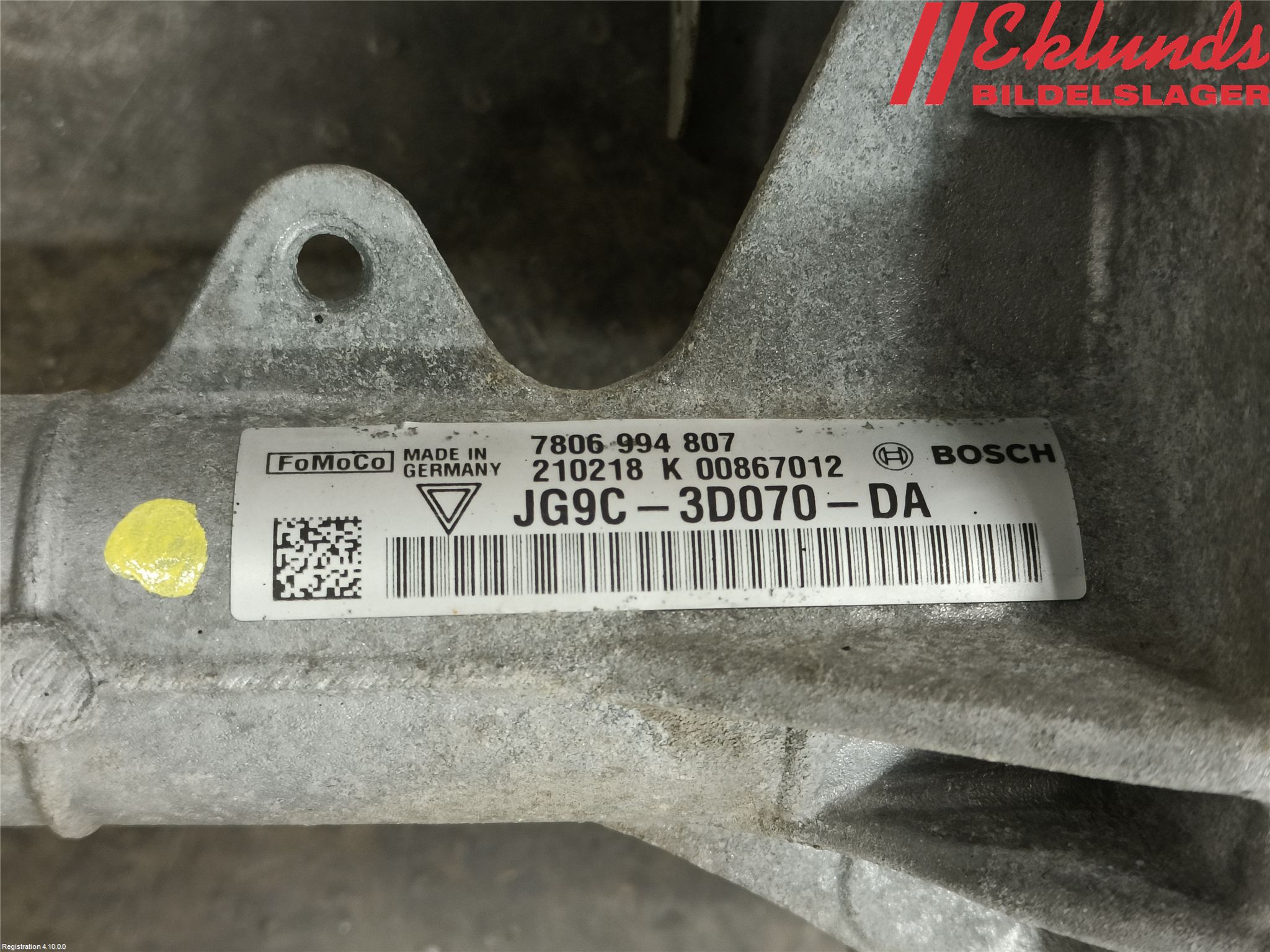Ford MONDEO 15-22 Styrväxel-Snäcka Elektrisk