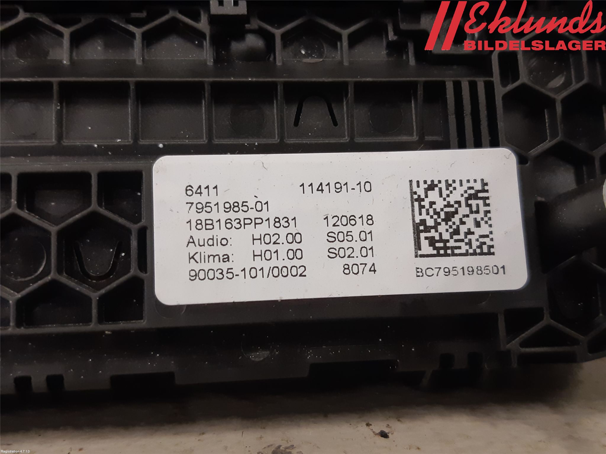 BMW X3 G01 18- Ac Styrenhet Ac Manöveren