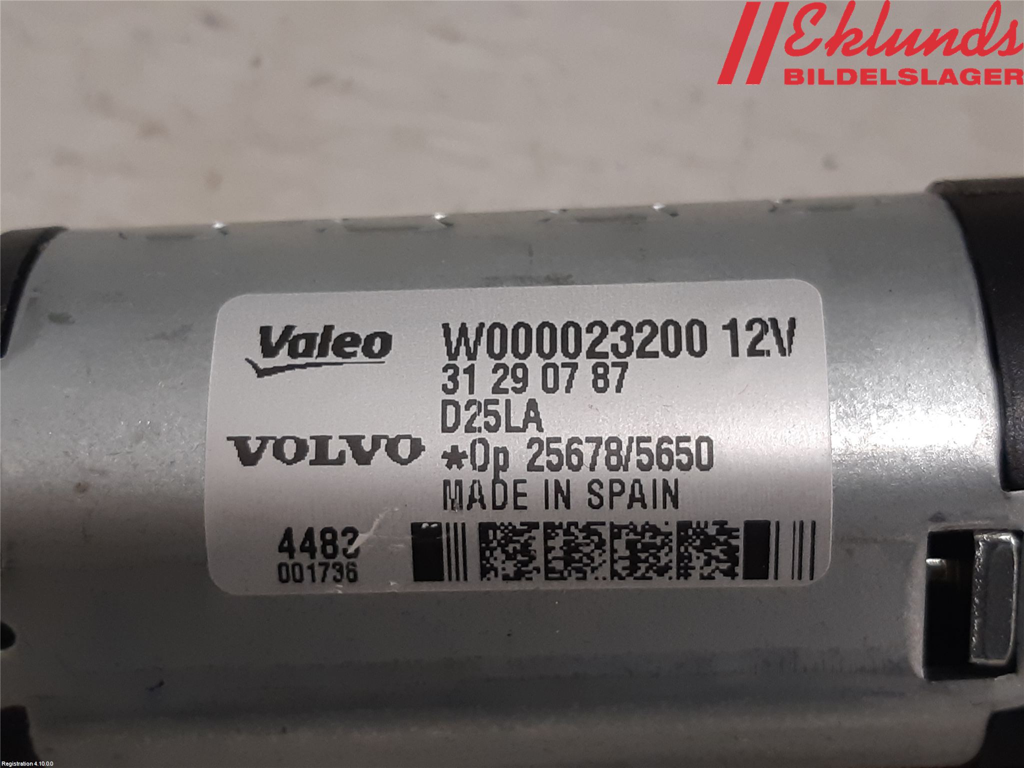 Volvo XC60 14-17 Torkarmotor Baklucka