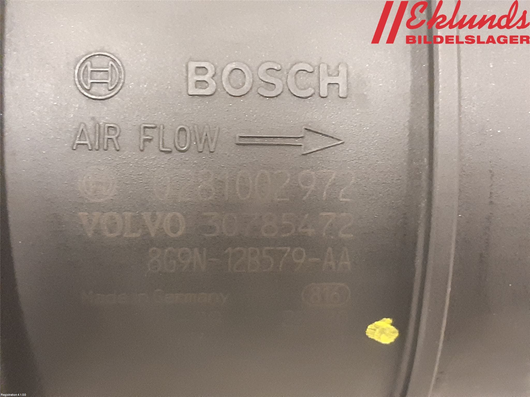 Volvo V70 08-13 Injluftmassamätare