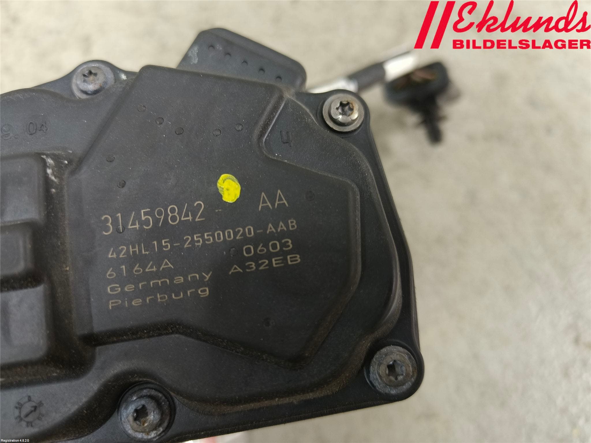 Volvo XC90/RECHARGE 16- Injspjällhus