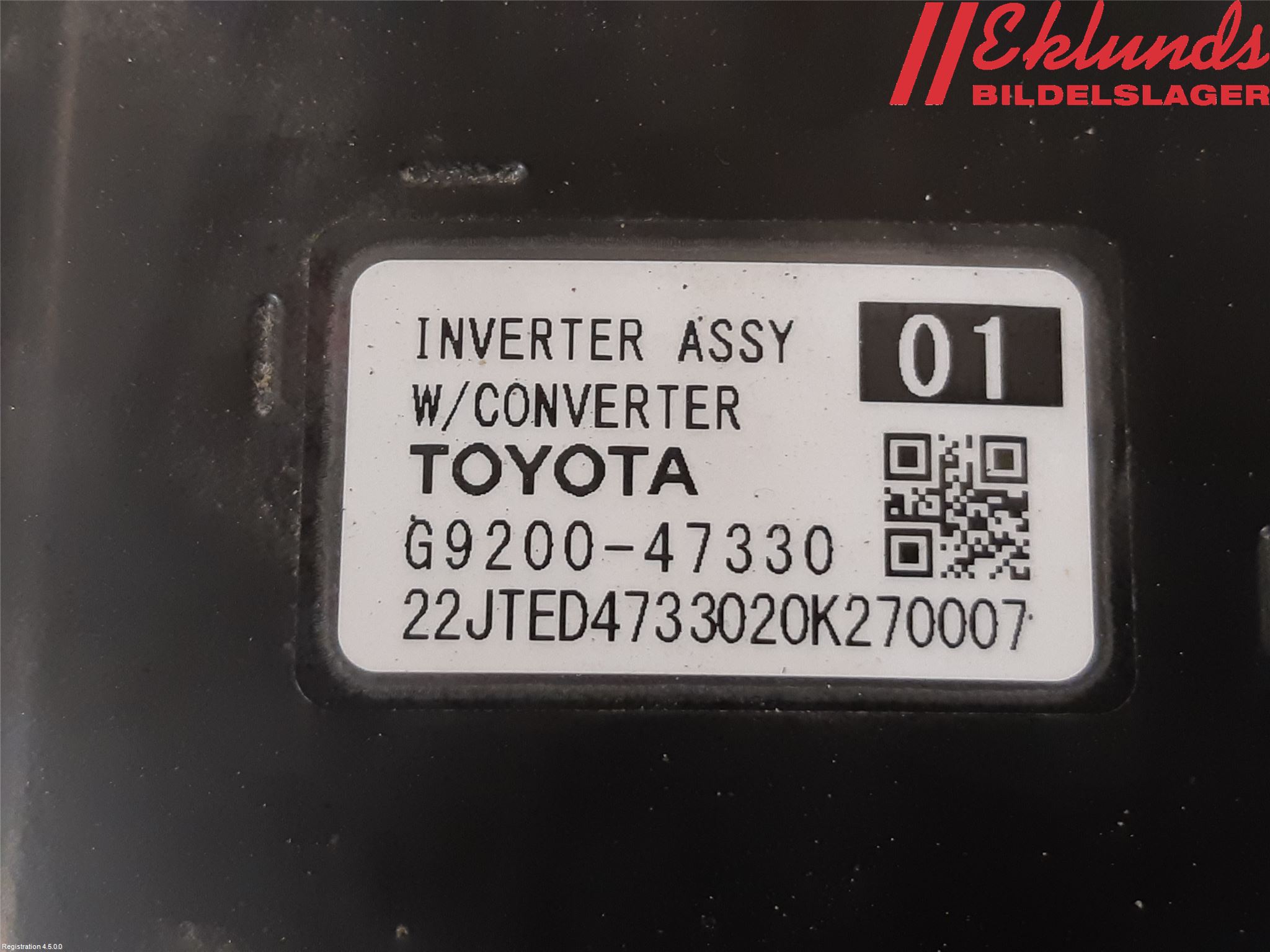 Toyota COROLLA 19- Hybridconverter