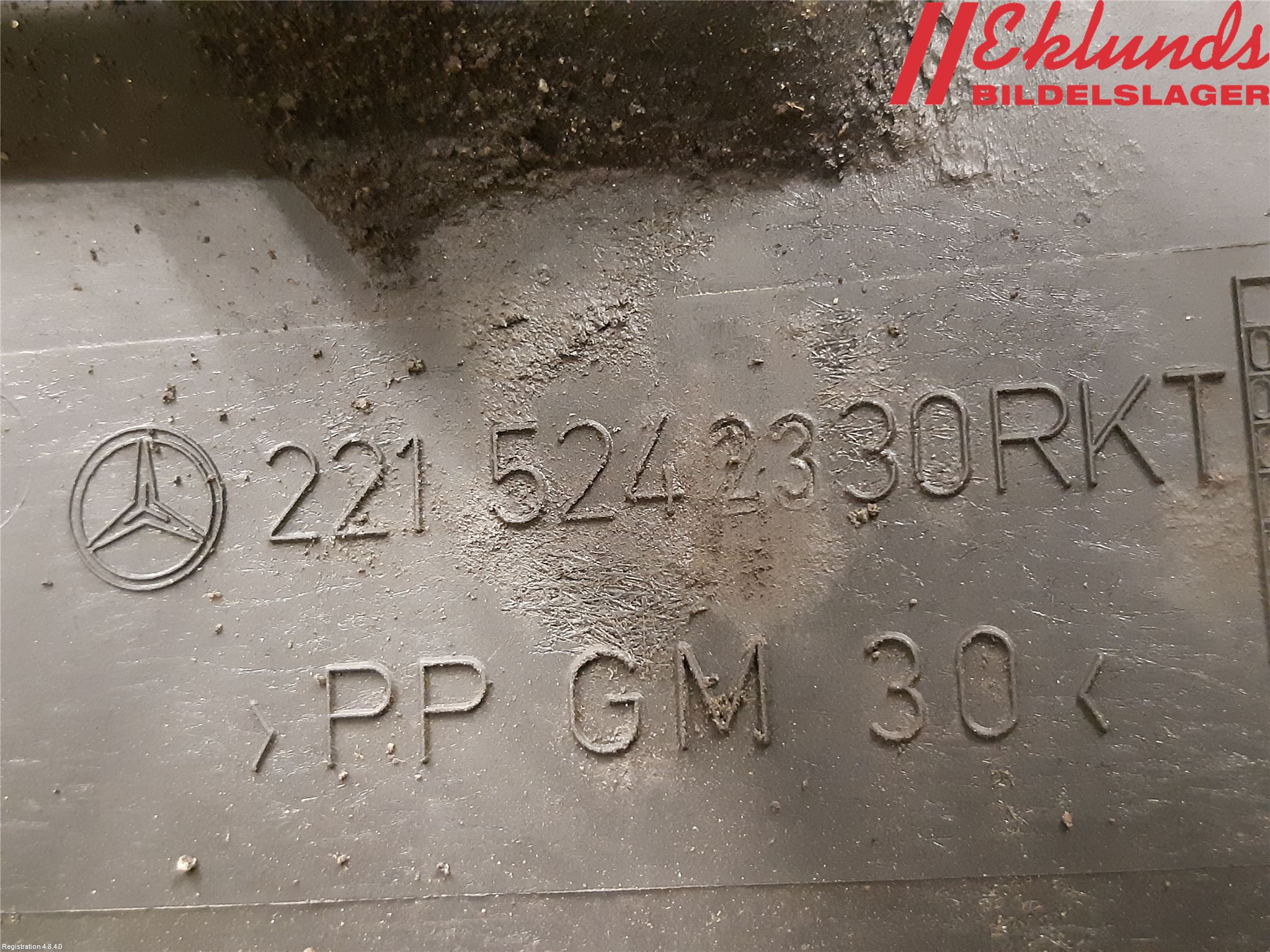 Mercedes-Benz MB S-KLASS (W221) 05-13 Hasplåt Plåt-Plast
