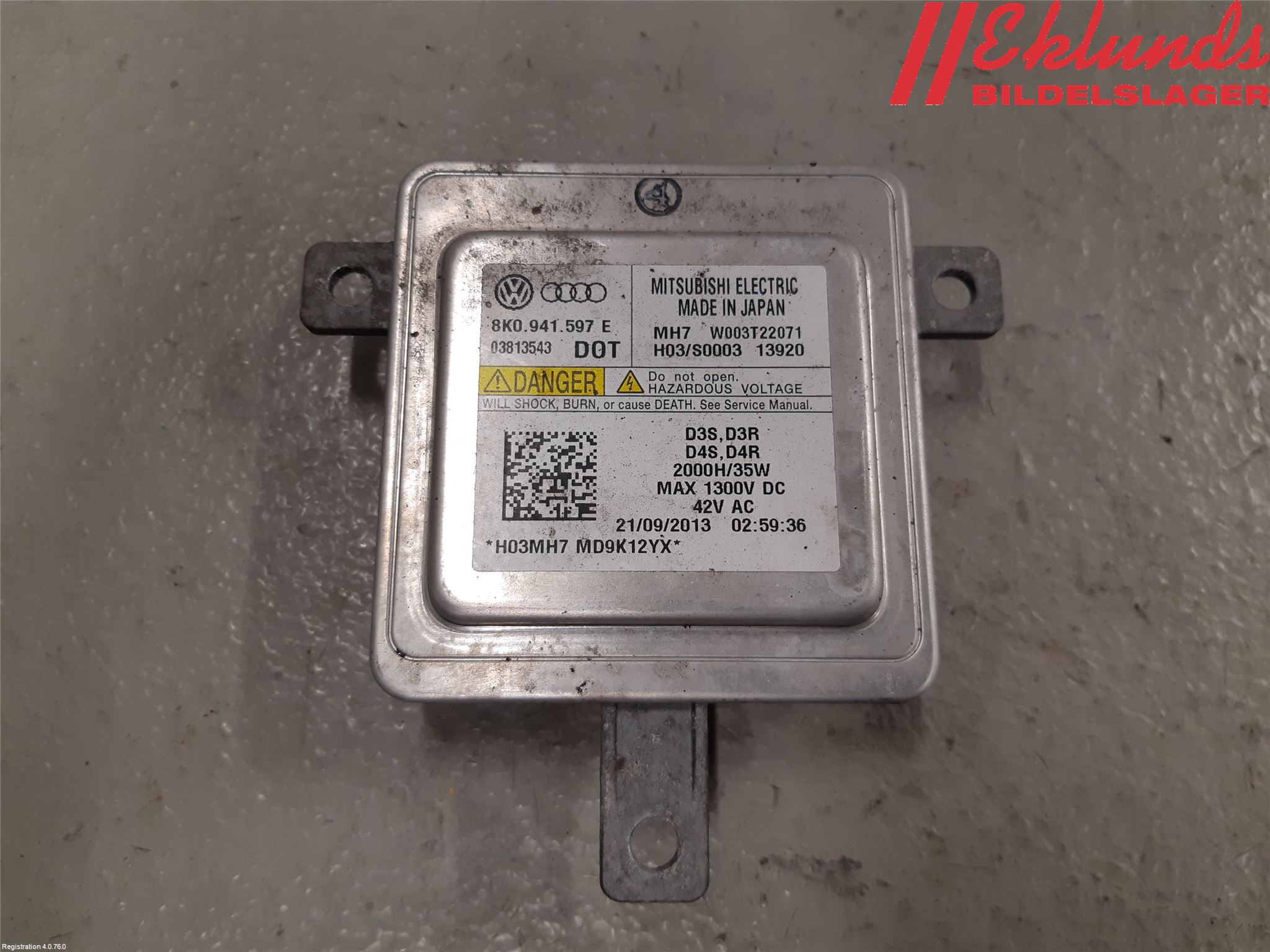 Audi A6/S6 4G 11-18 Styrenhet Strålkastare