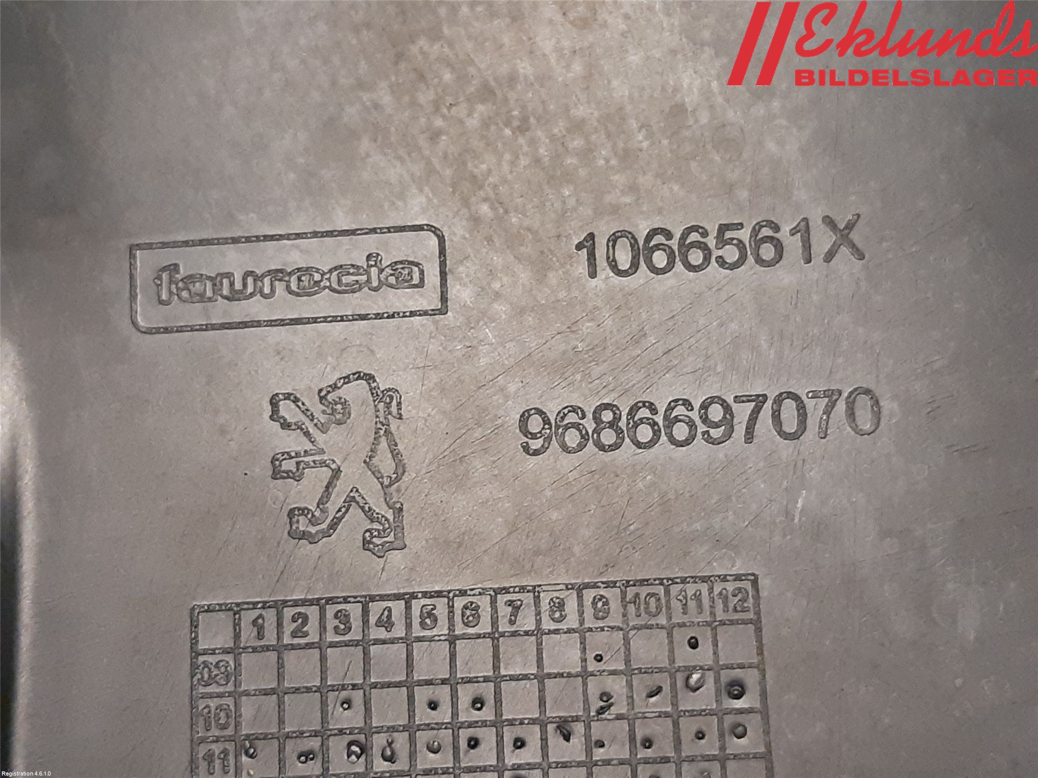 Peugeot 508 11-18 Täckplast Front