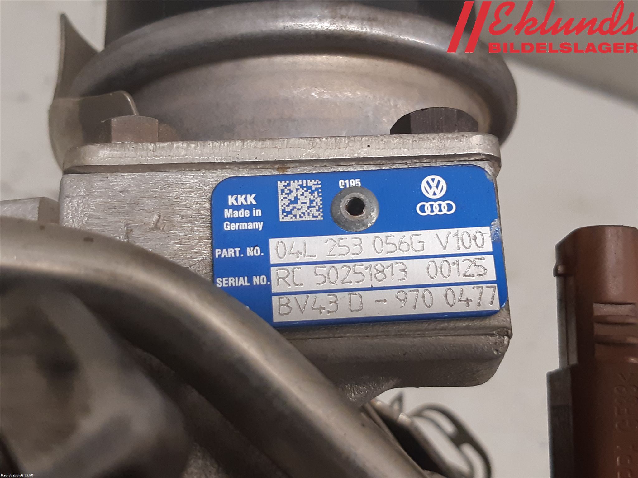 Volkswagen VW PASSAT 15-19 Turboaggregat