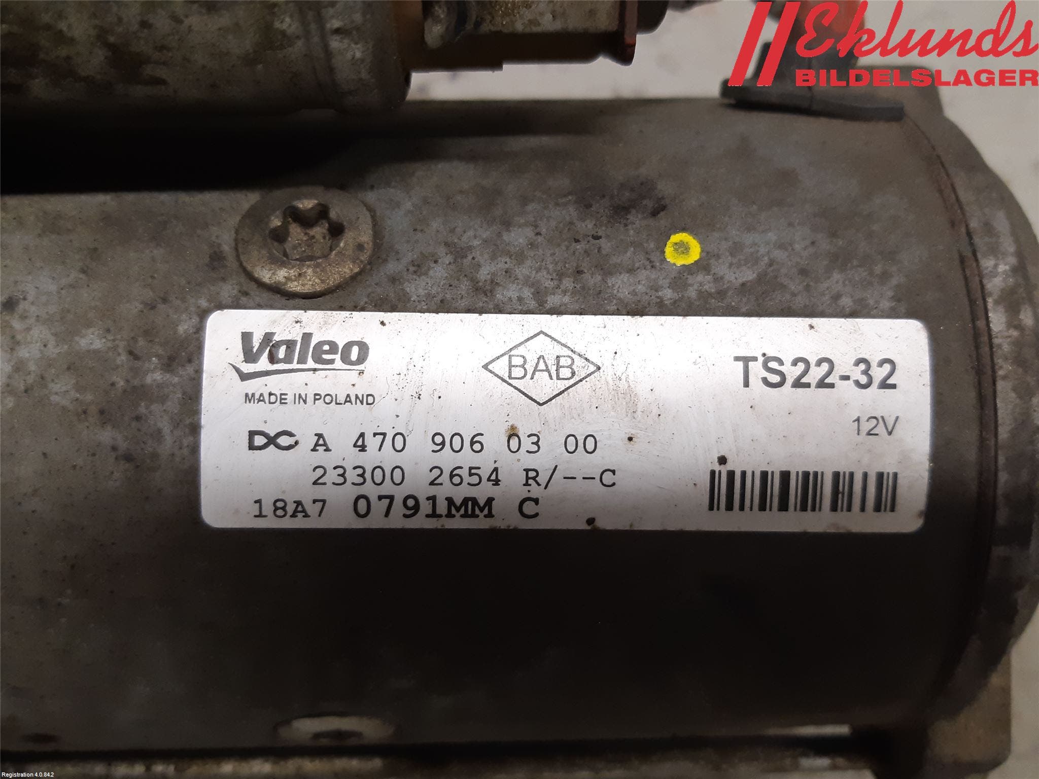 Nissan NAVARA, TREK-1 17-21 Startmotor Diesel
