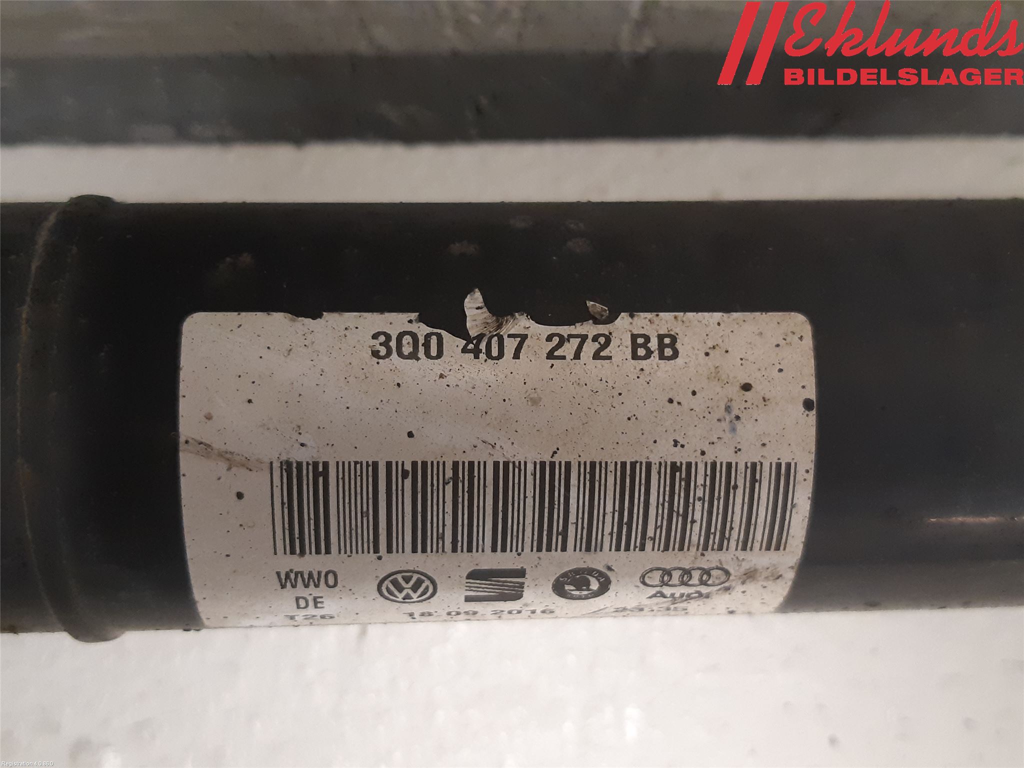 Skoda SUPERB 16-24 Drivaxel Fram Höger