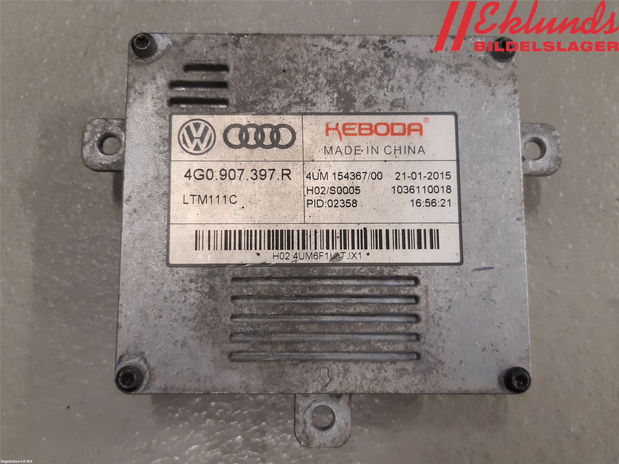 Audi A6 ALLROAD 12-18 Styrenhet Strålkastare