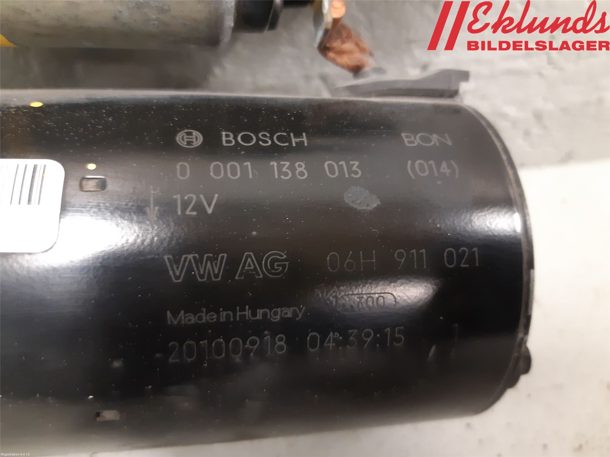 Audi A4/S4 08-11 Startmotor