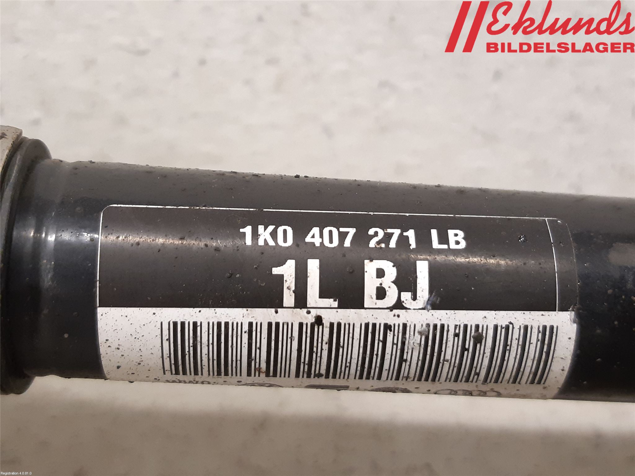 Volkswagen VW CADDY 16-20 Drivaxel Fram Vänster