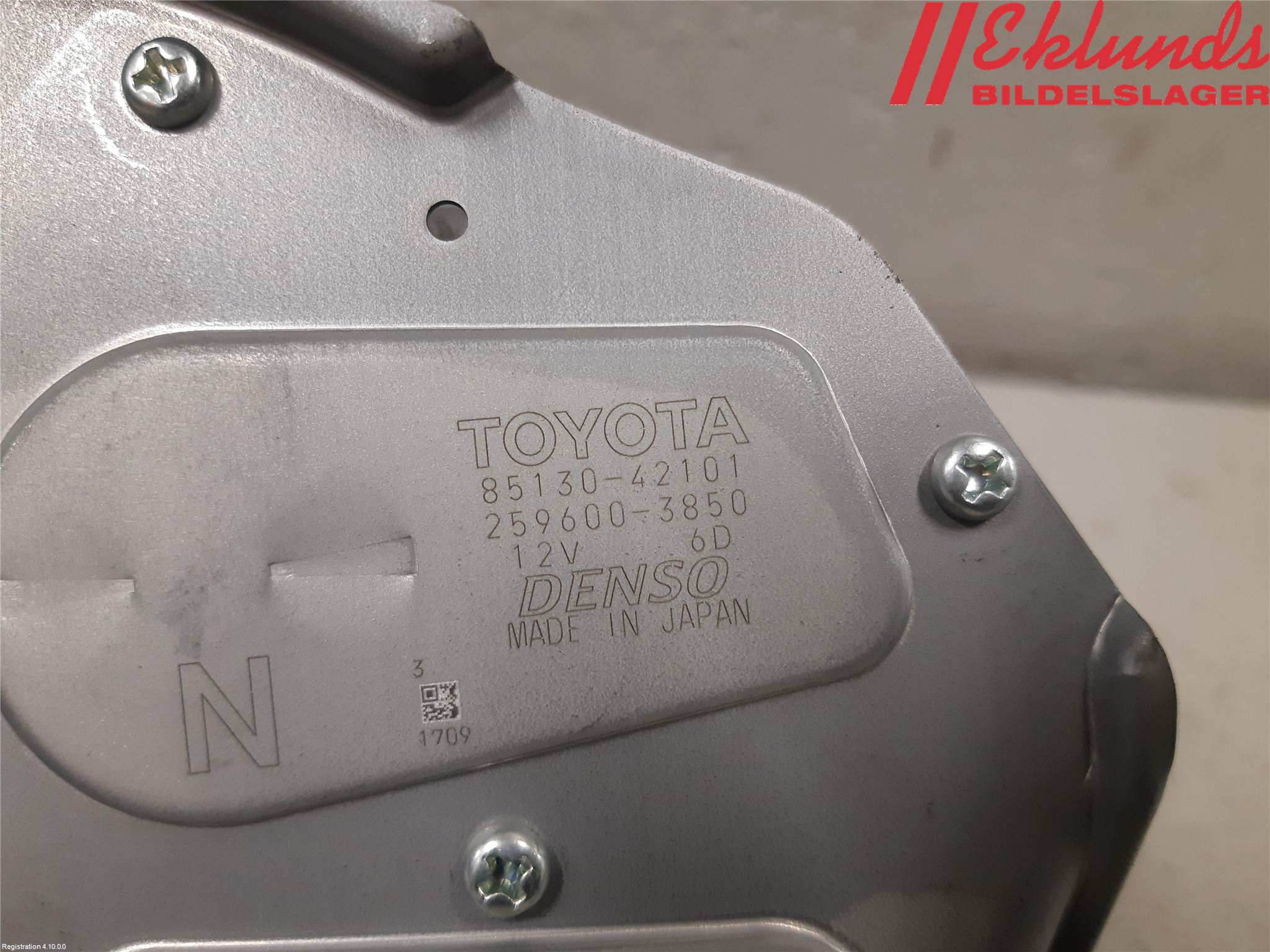 Toyota RAV4 19- Torkarmotor Baklucka